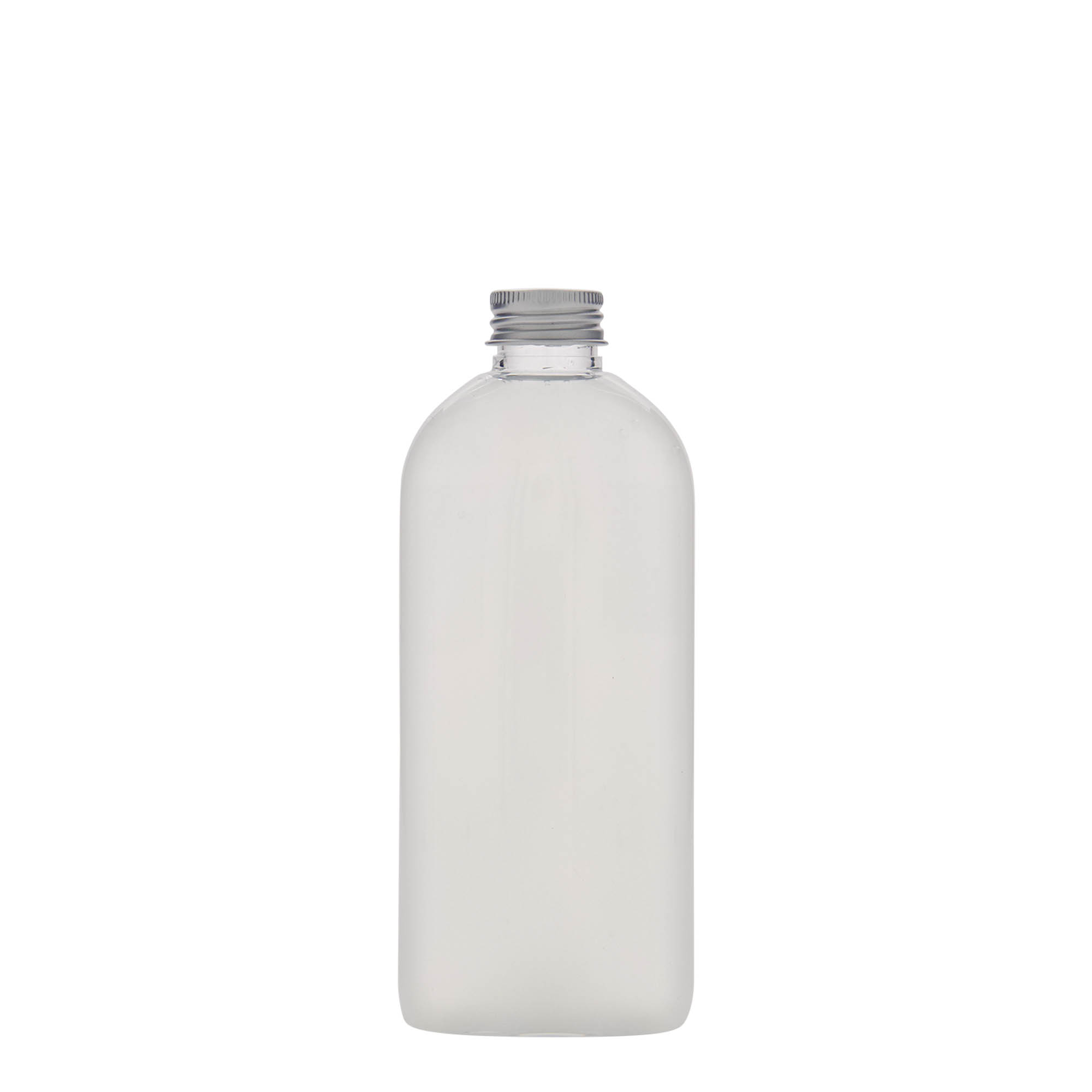 250 ml PET-fles 'Iris', ovaal, kunststof, hals: 24/410 250 ml PET-fles 'Iris', ovaal, kunststof, hals: 24/410