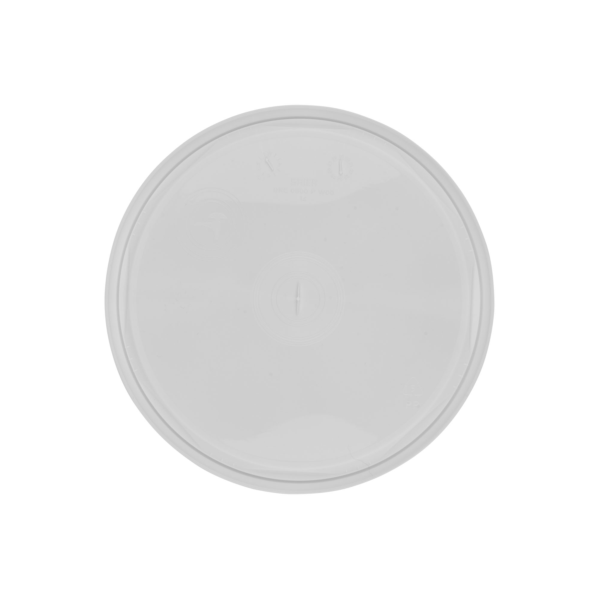 Deksel voor emmer 5-6 l, PP-kunststof, wit