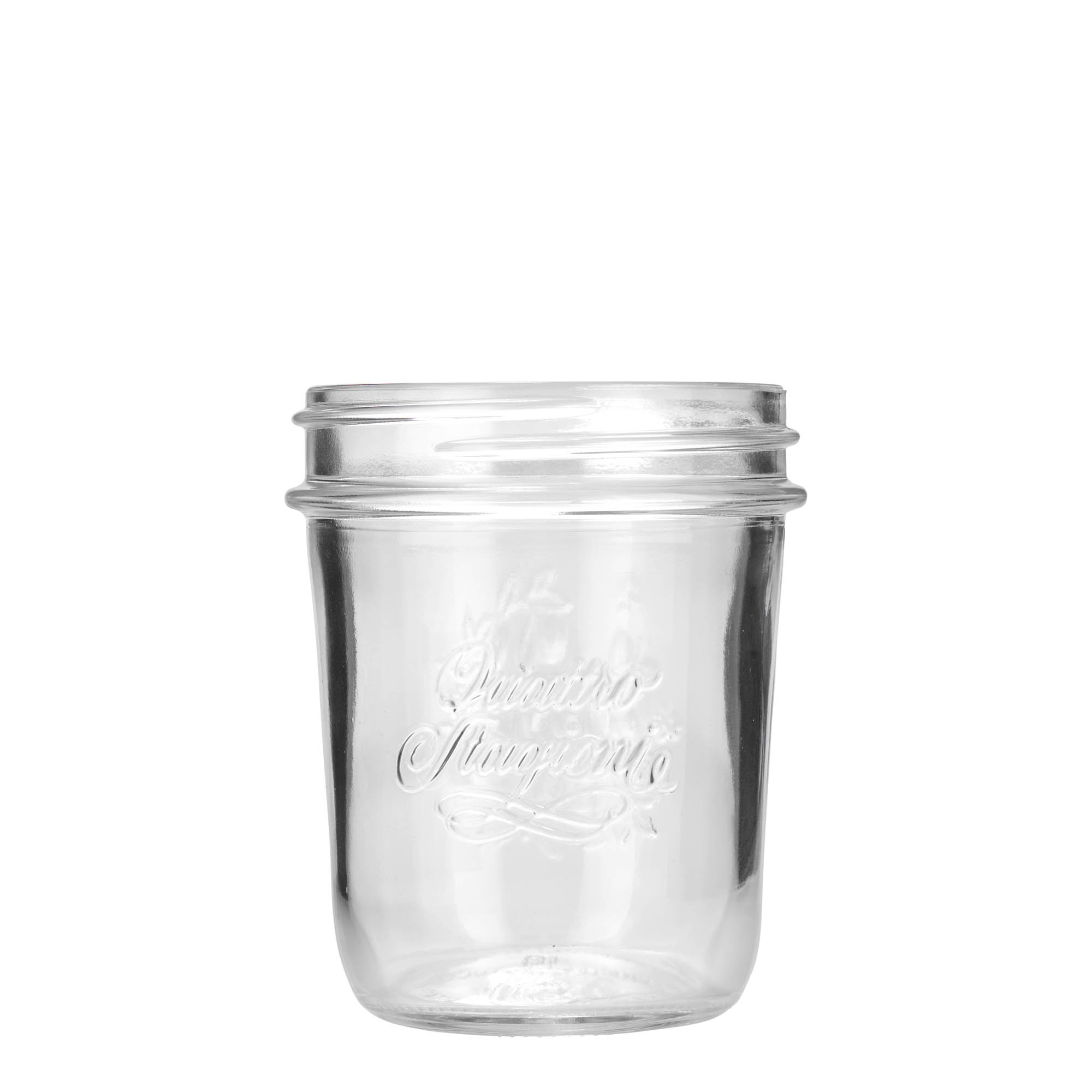 320 ml omvalpot 'Quattro Stagioni', opening: schroefdop