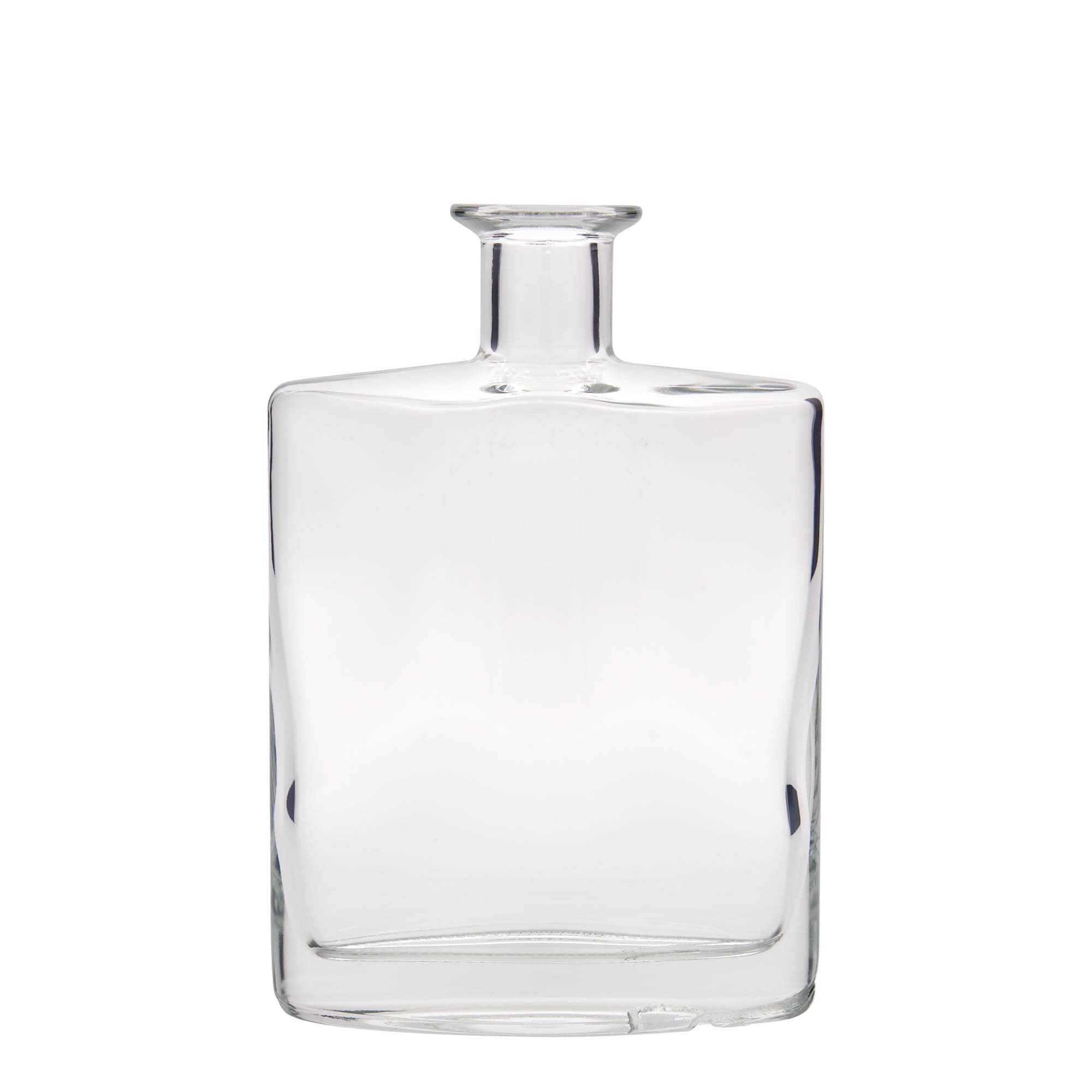 700 ml glazen fles 'Zorbas', ovaal, opening: kurk