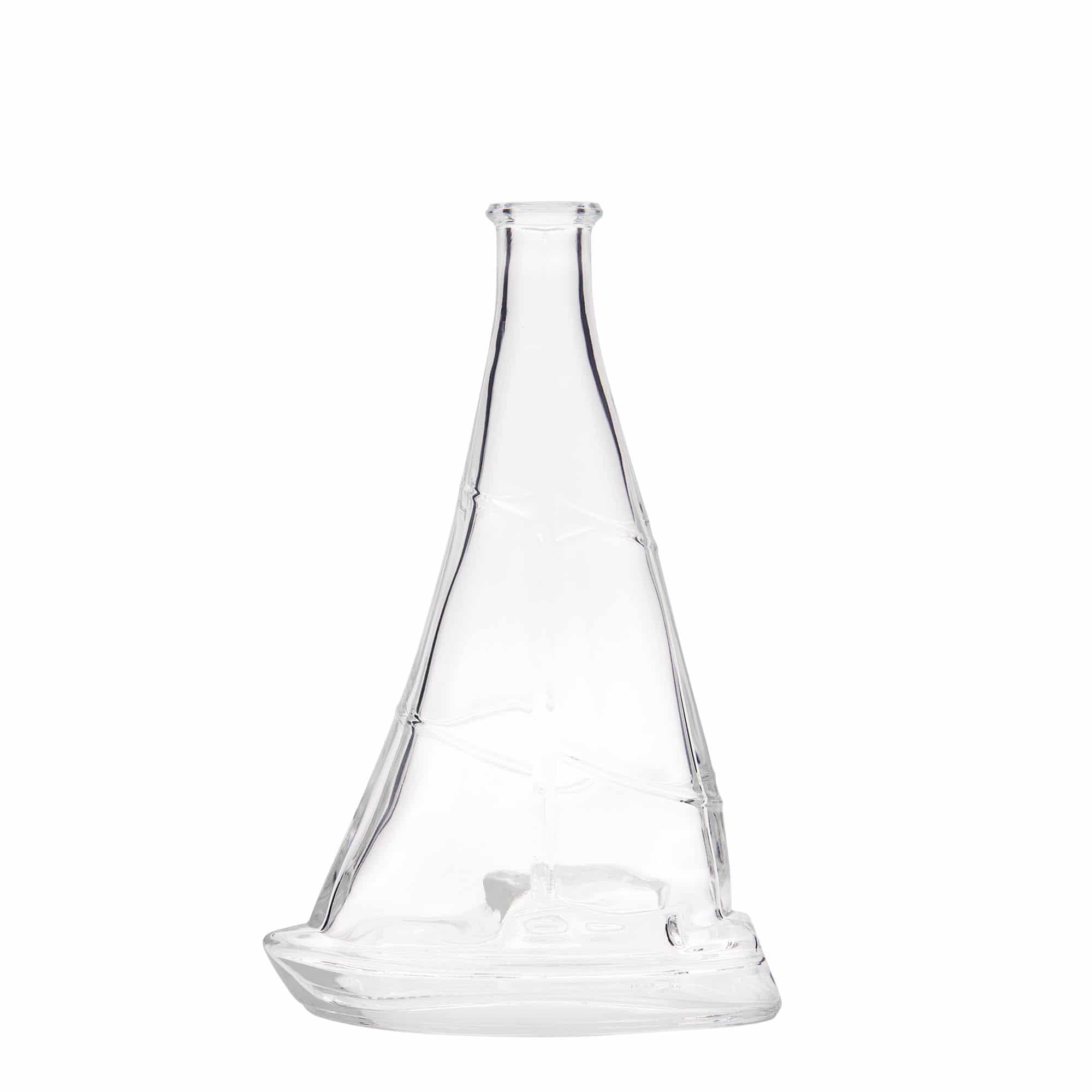 350 ml glazen fles 'Zeilboot', opening: kurk 350 ml glazen fles 'Zeilboot', opening: kurk