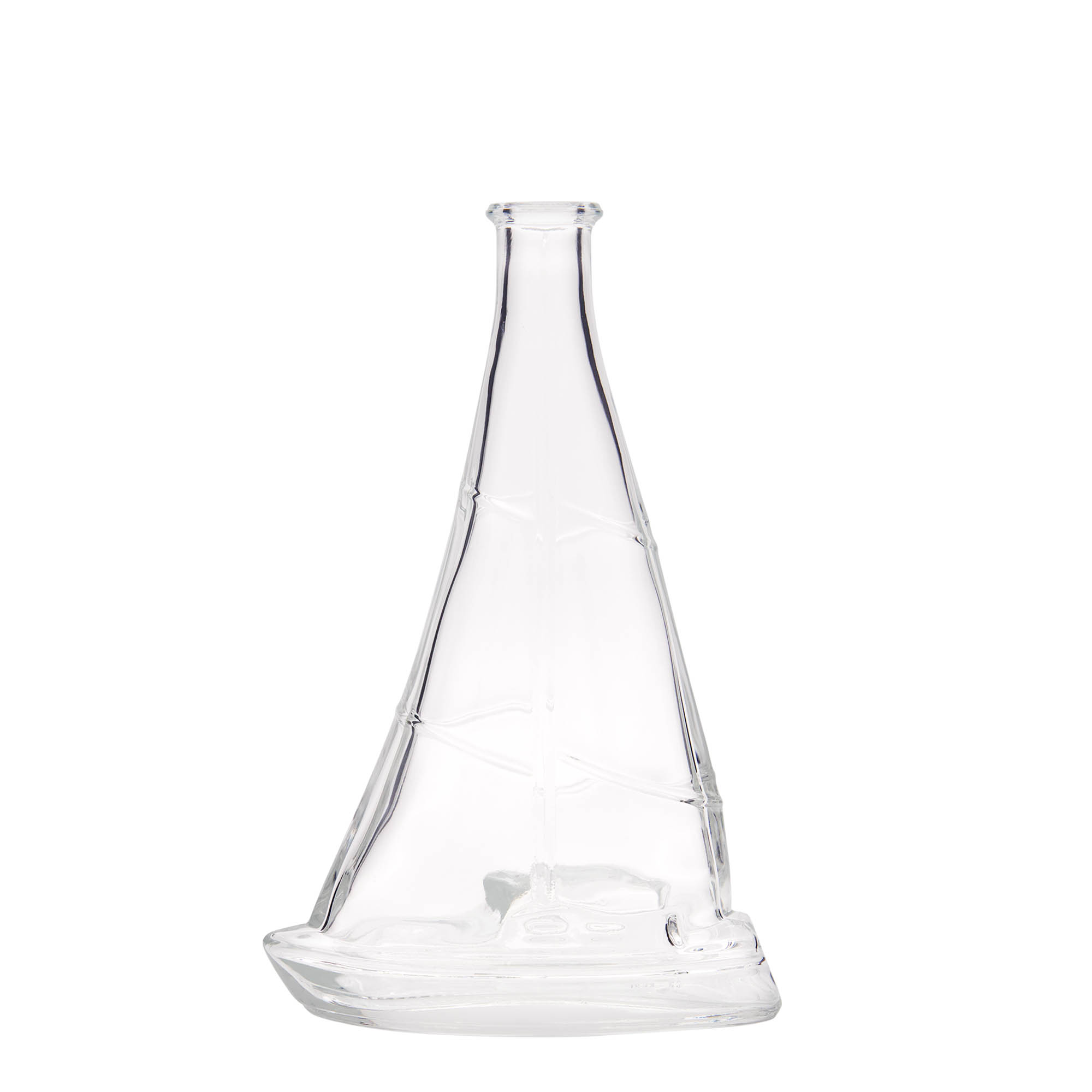 350 ml glazen fles 'Zeilboot', opening: kurk 350 ml glazen fles 'Zeilboot', opening: kurk