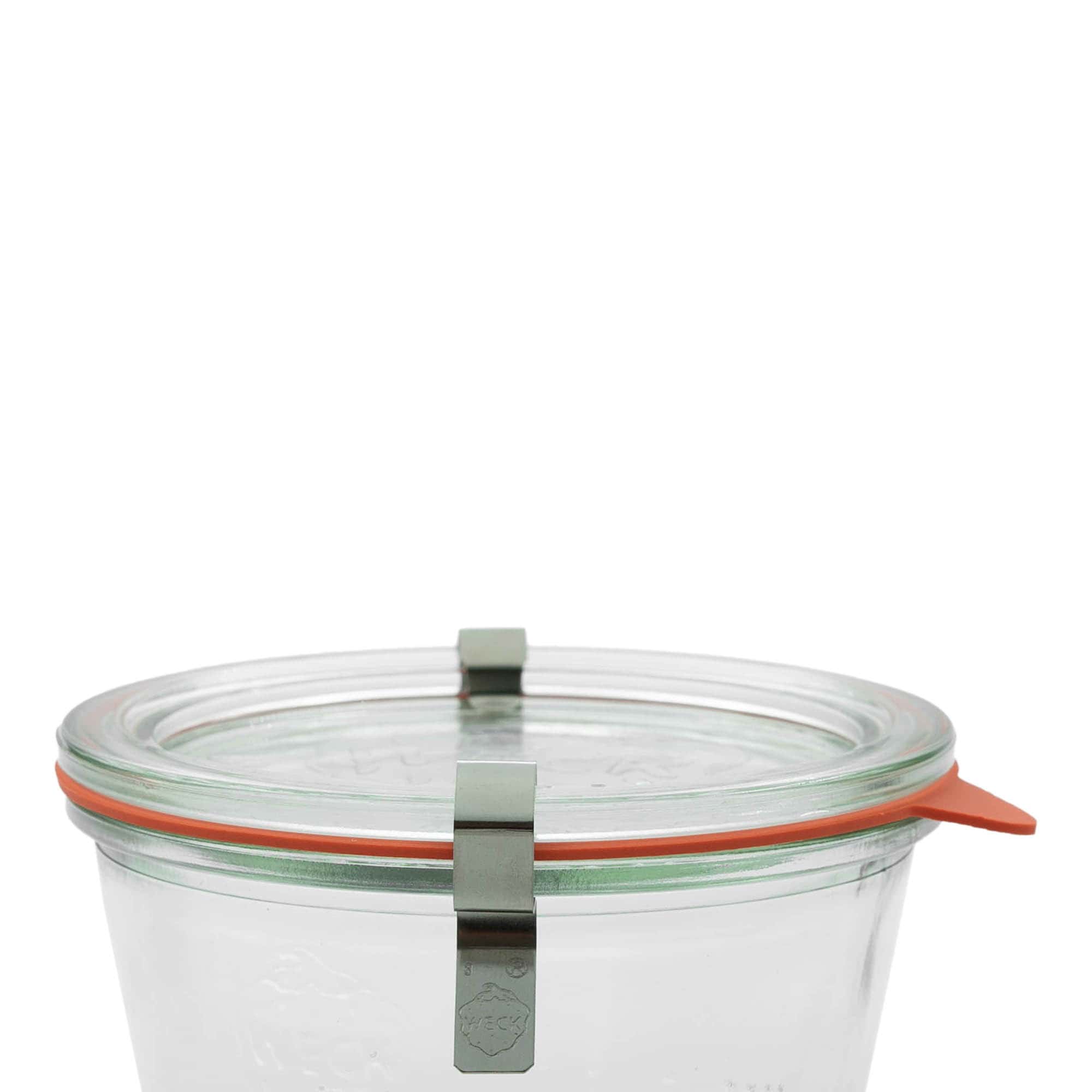 WECK-klem #, roestvrij staal, zilver