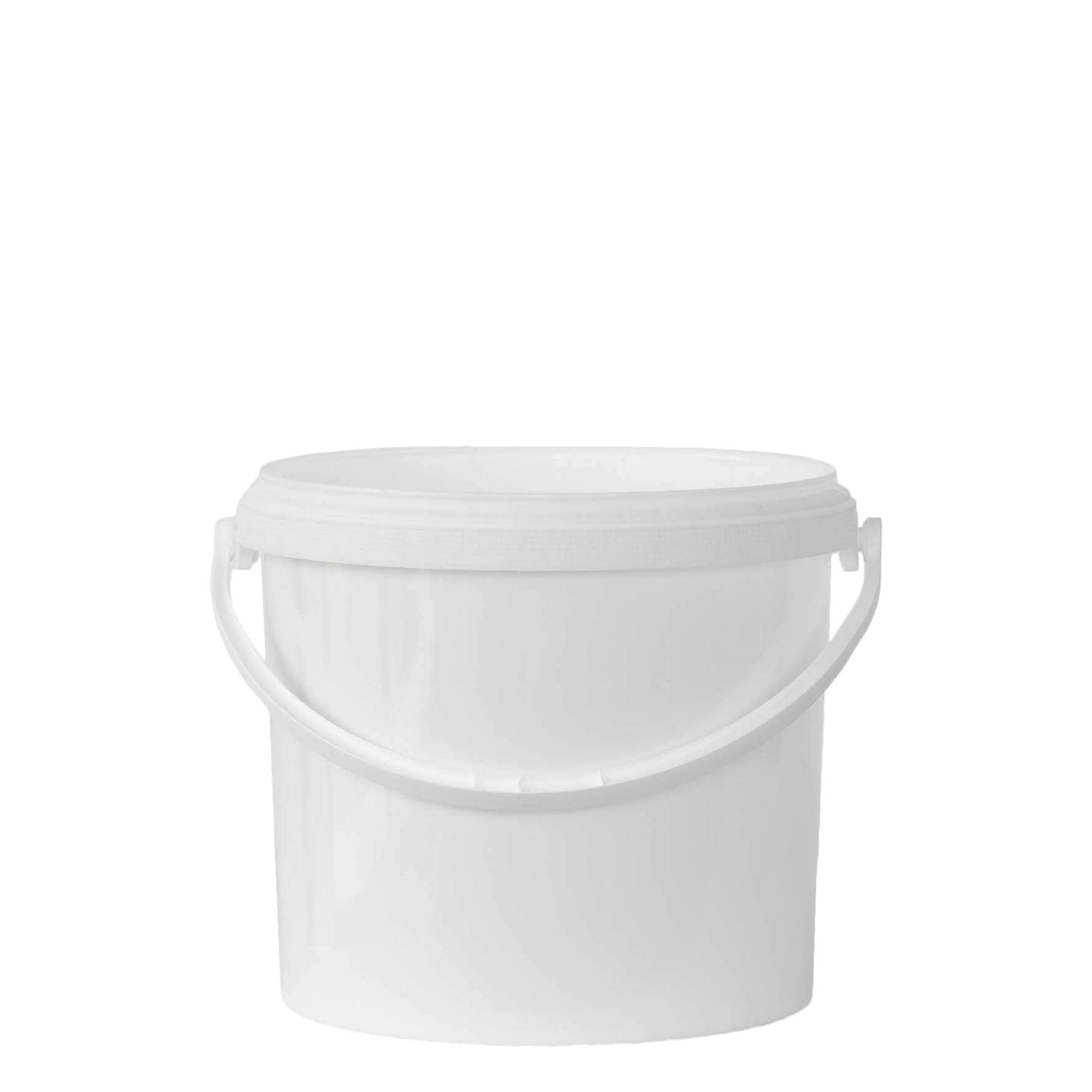 5 l emmer, PP-kunststof, wit