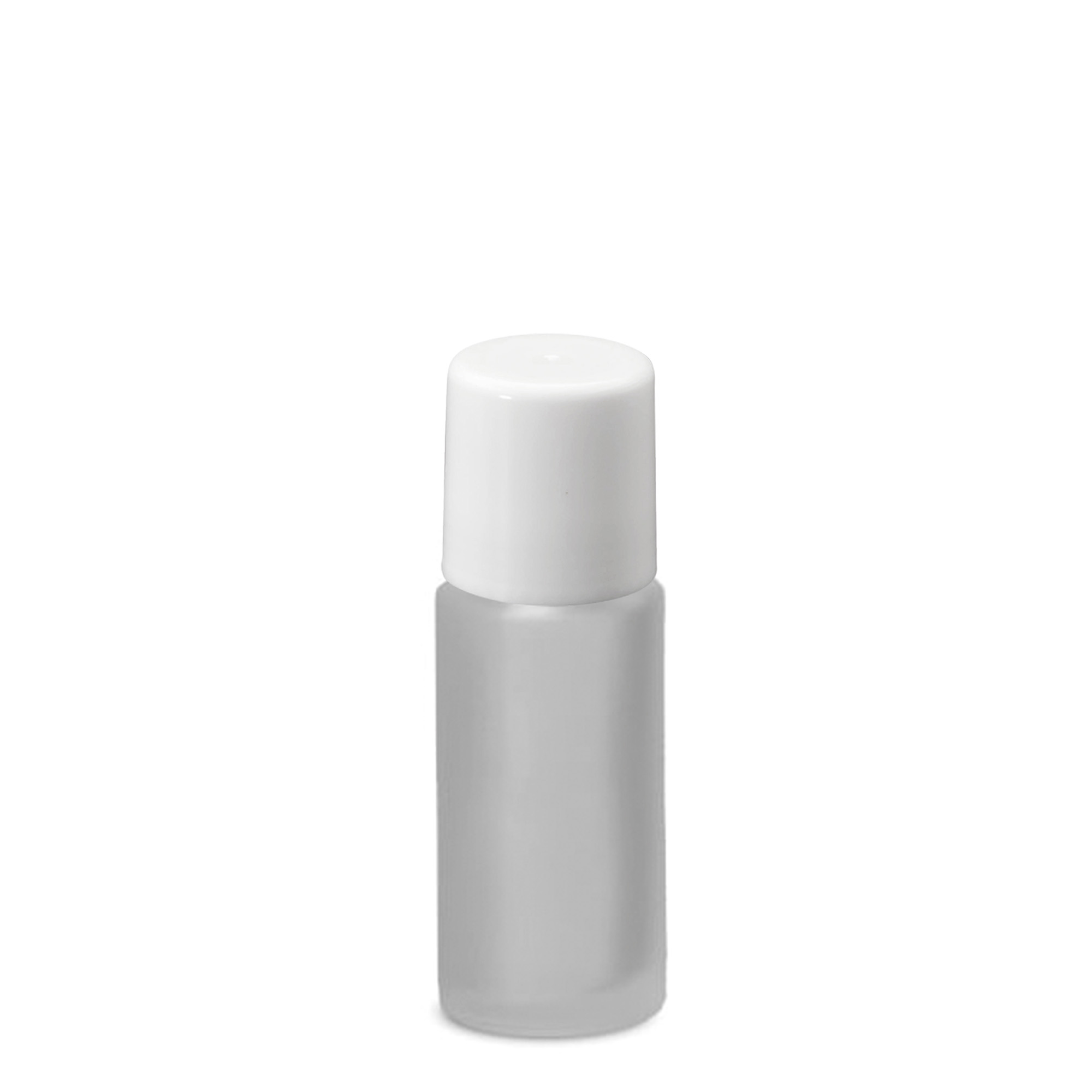 50 ml roll-on fles, glas, mat, opening: schroefdop