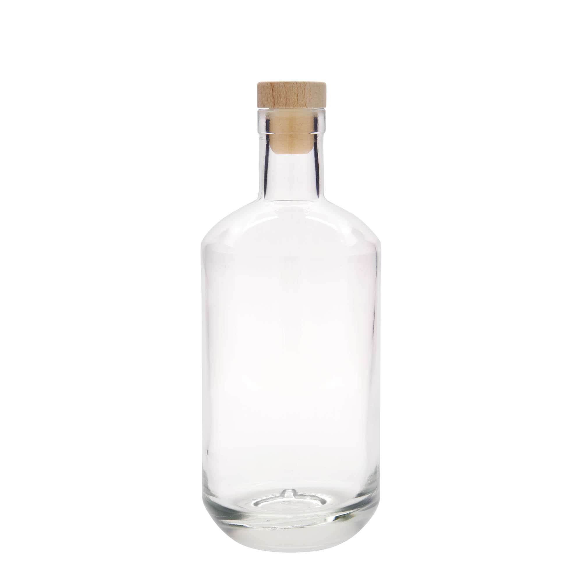 700 ml glazen fles 'Wenen', hals: kurk