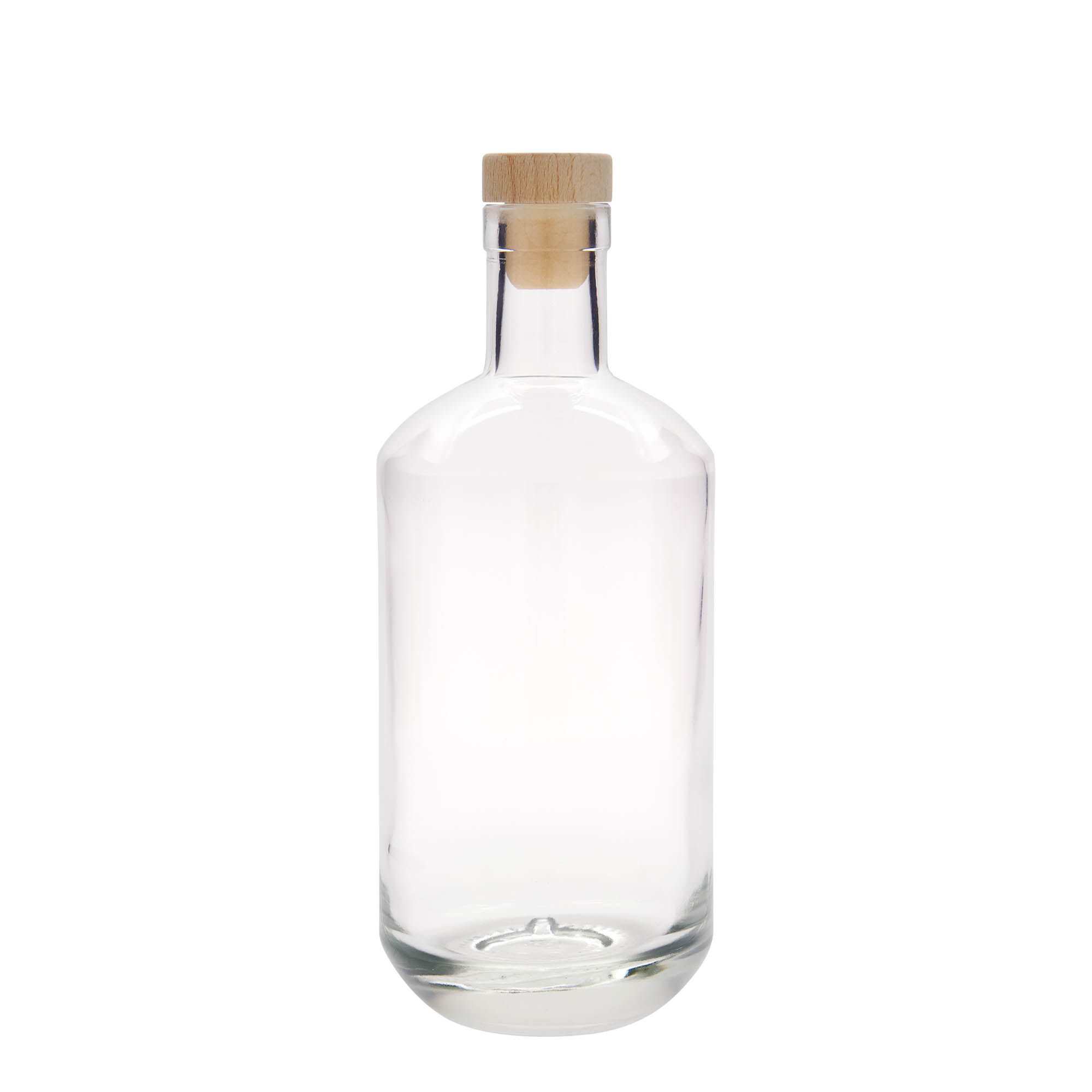 700 ml glazen fles 'Wenen', hals: kurk