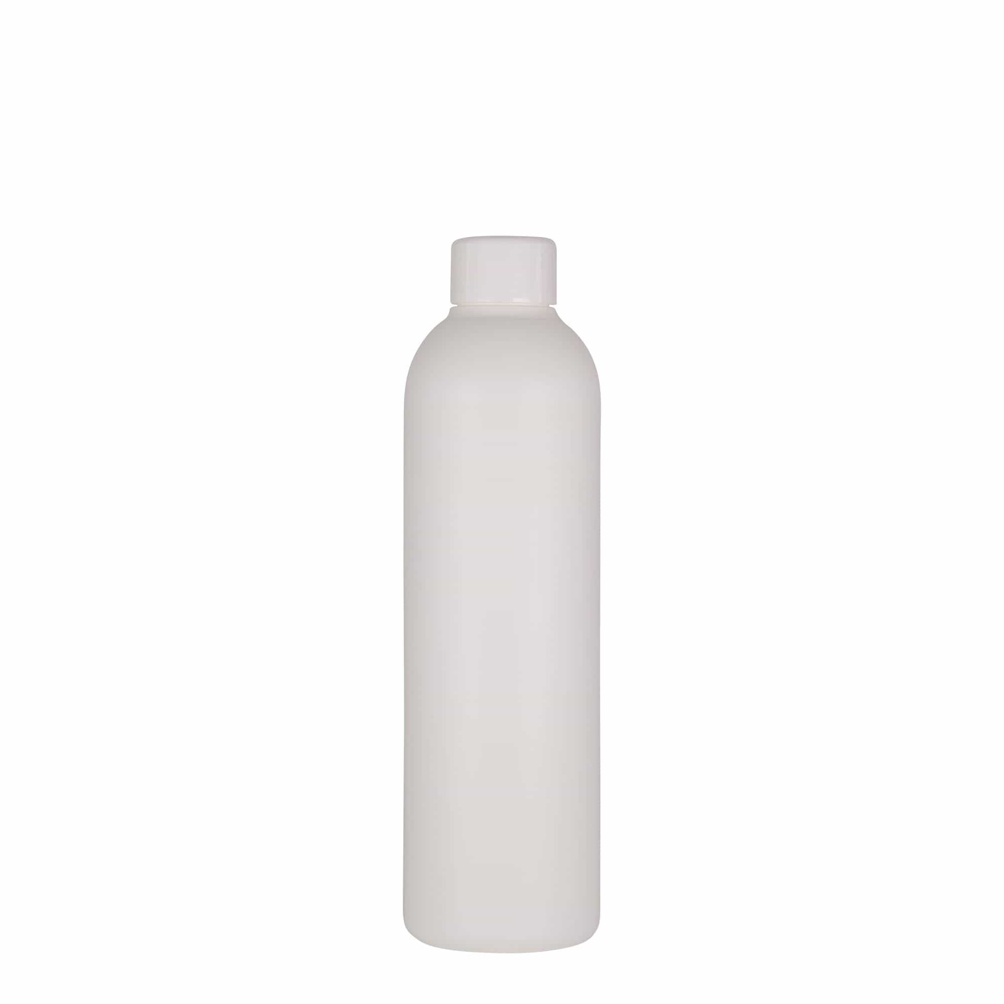250 ml kunststoffles 'Tuffy', HDPE, wit, opening: 24/410