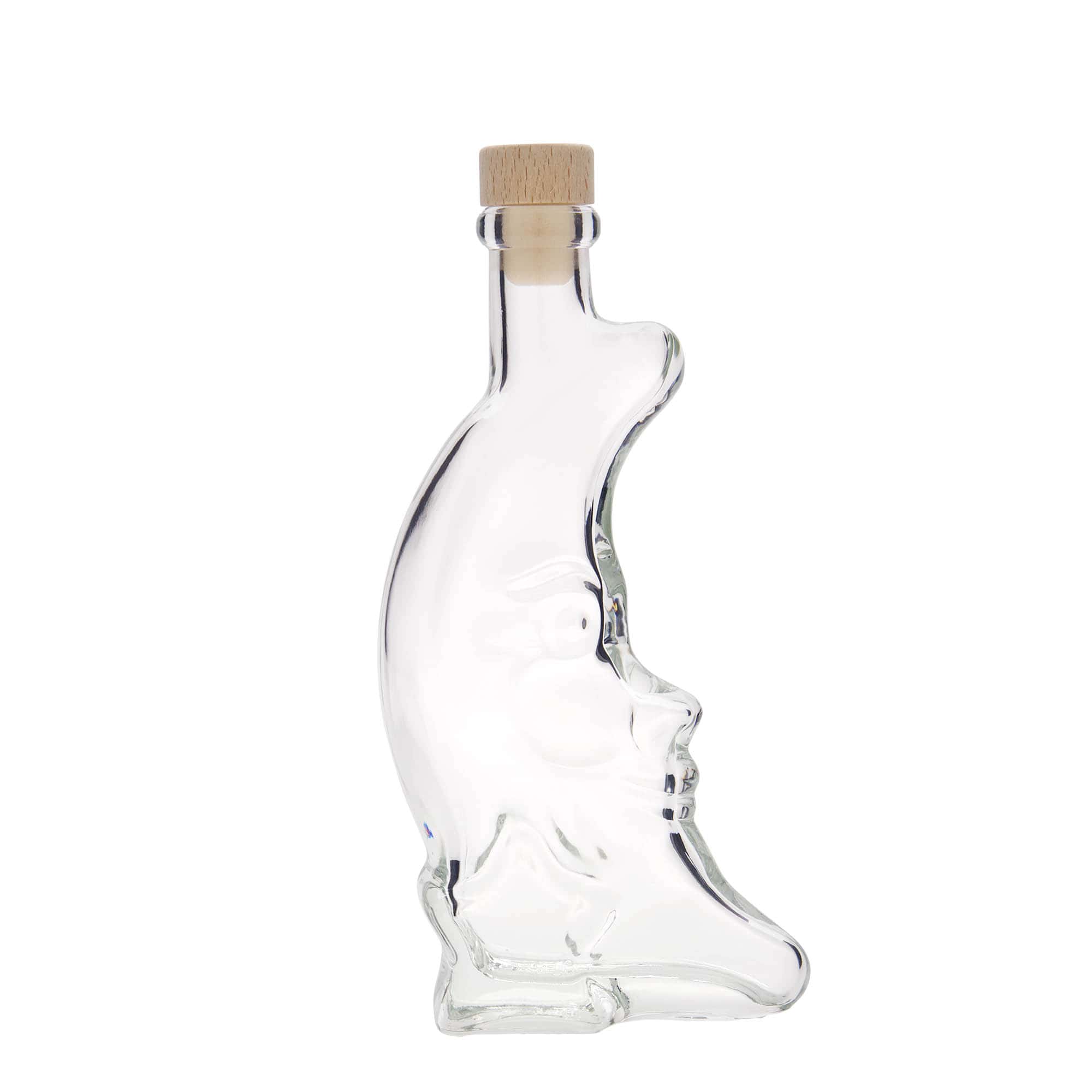 200 ml glazen fles 'Mond', opening: kurk