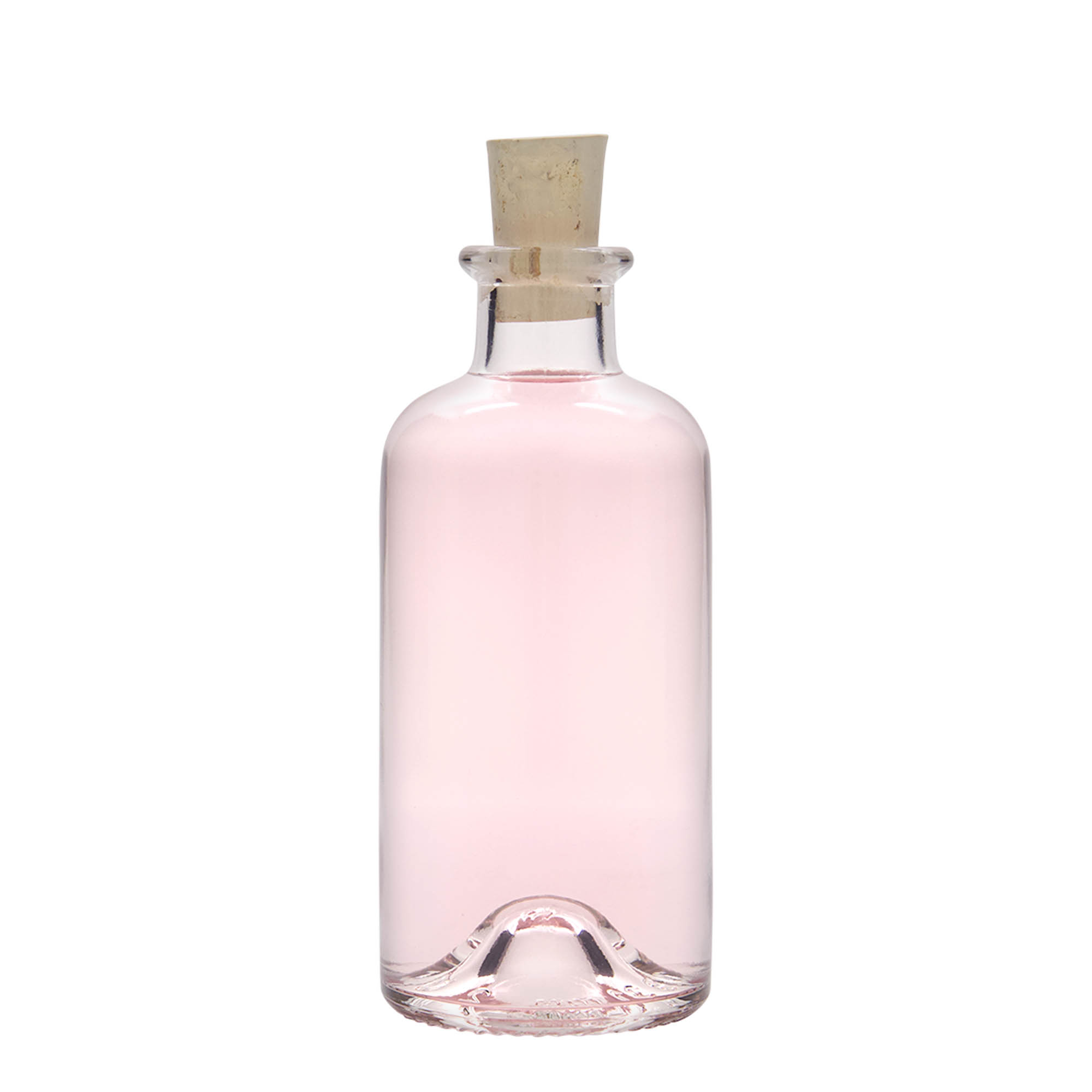 200 ml glazen apothekersfles, opening: kurk