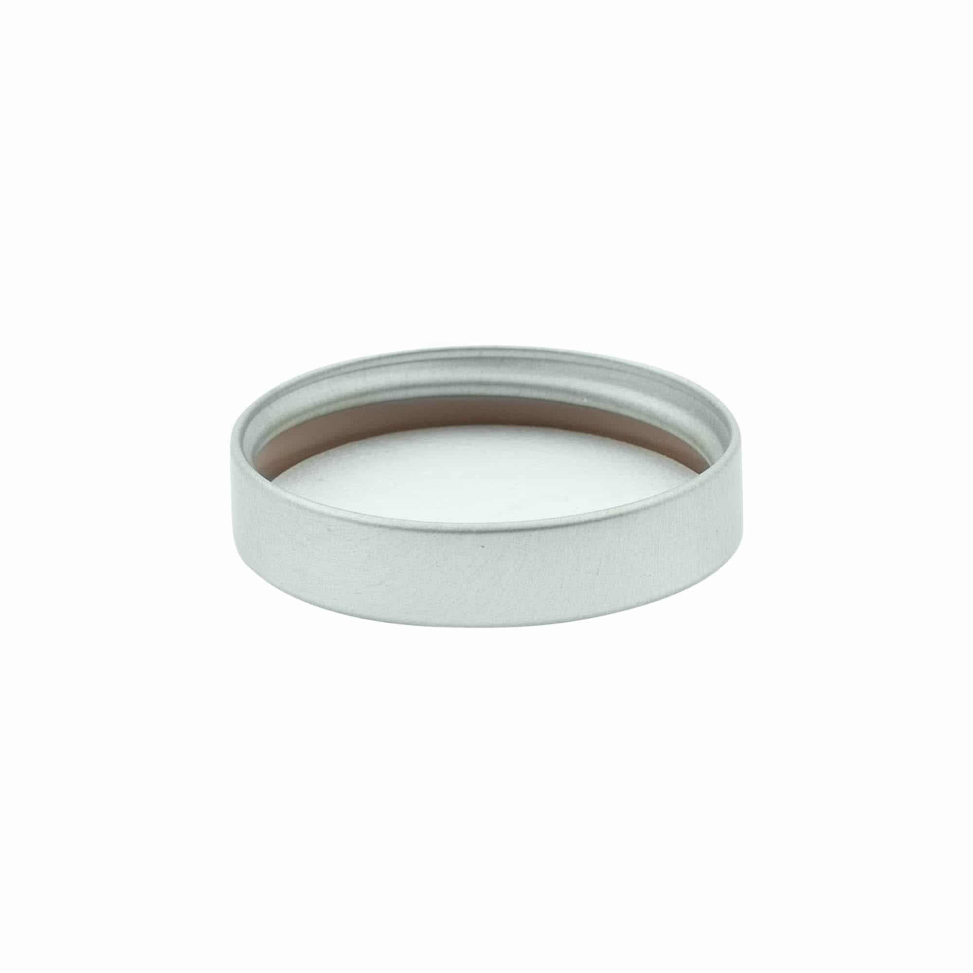 Schroefdop, metaal, zilver, voor opening: 45/400