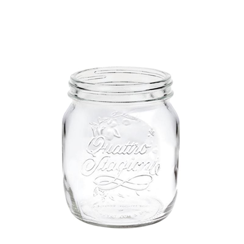 700 ml glas 'Quattro Stagioni', opening: schroefdop