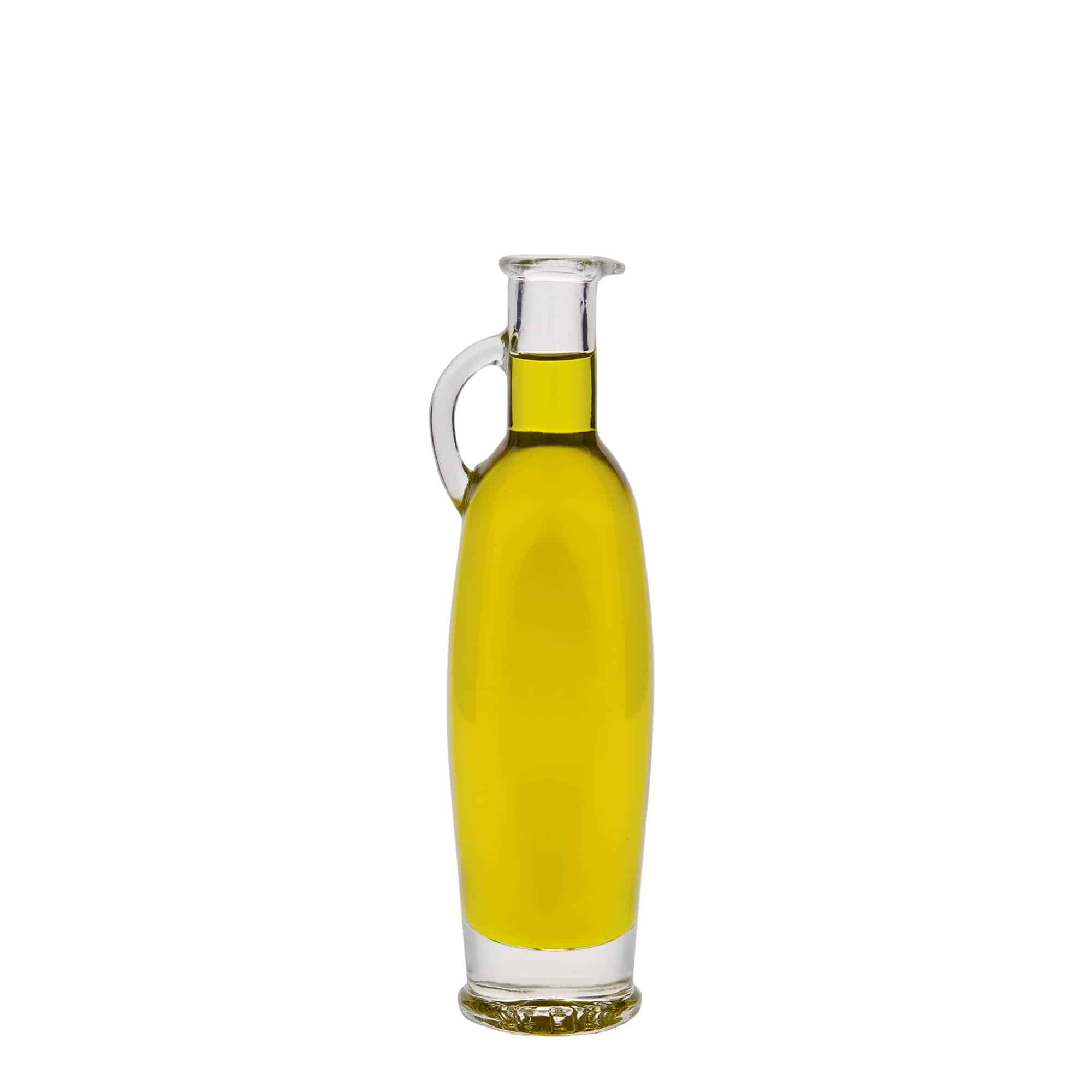 100 ml glazen fles 'Eleganta', ovaal, opening: kurk