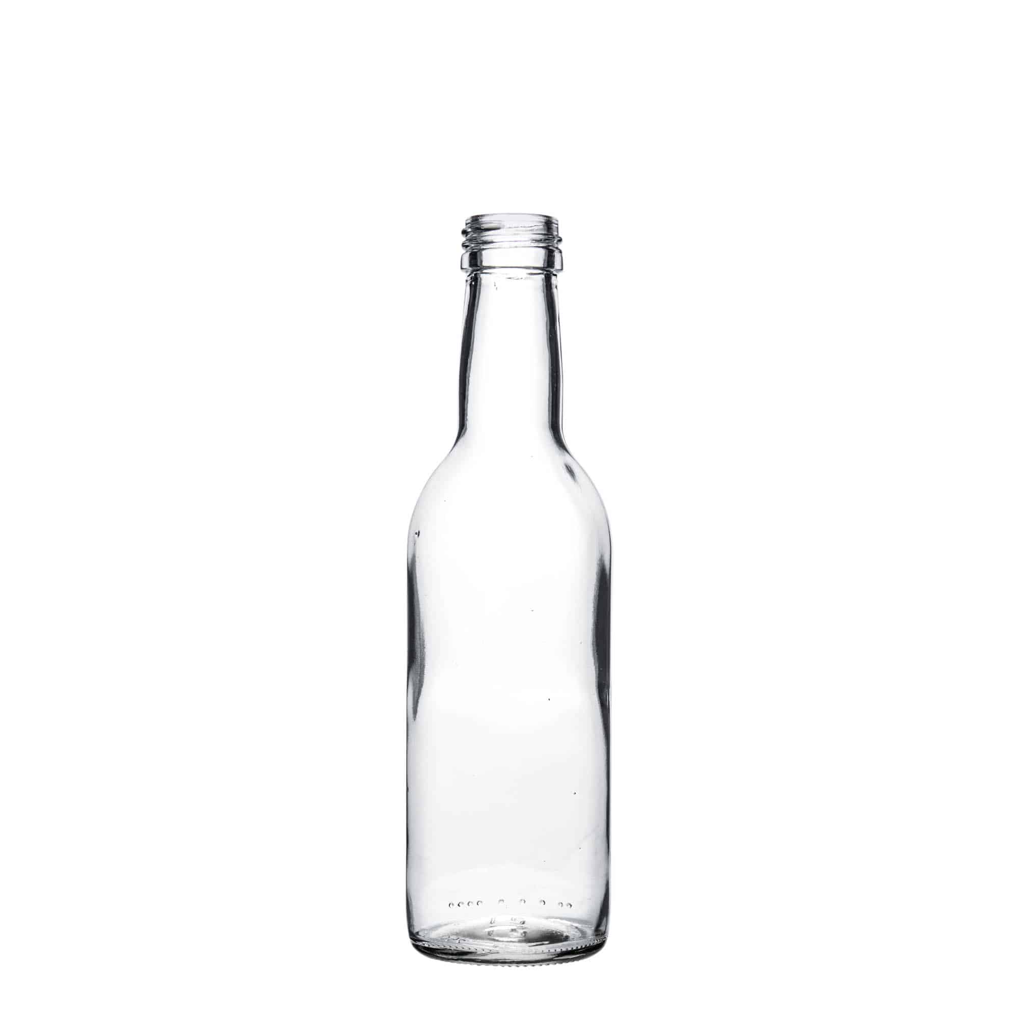250 ml glazen fles 'Bordeaux', hals: PP 28