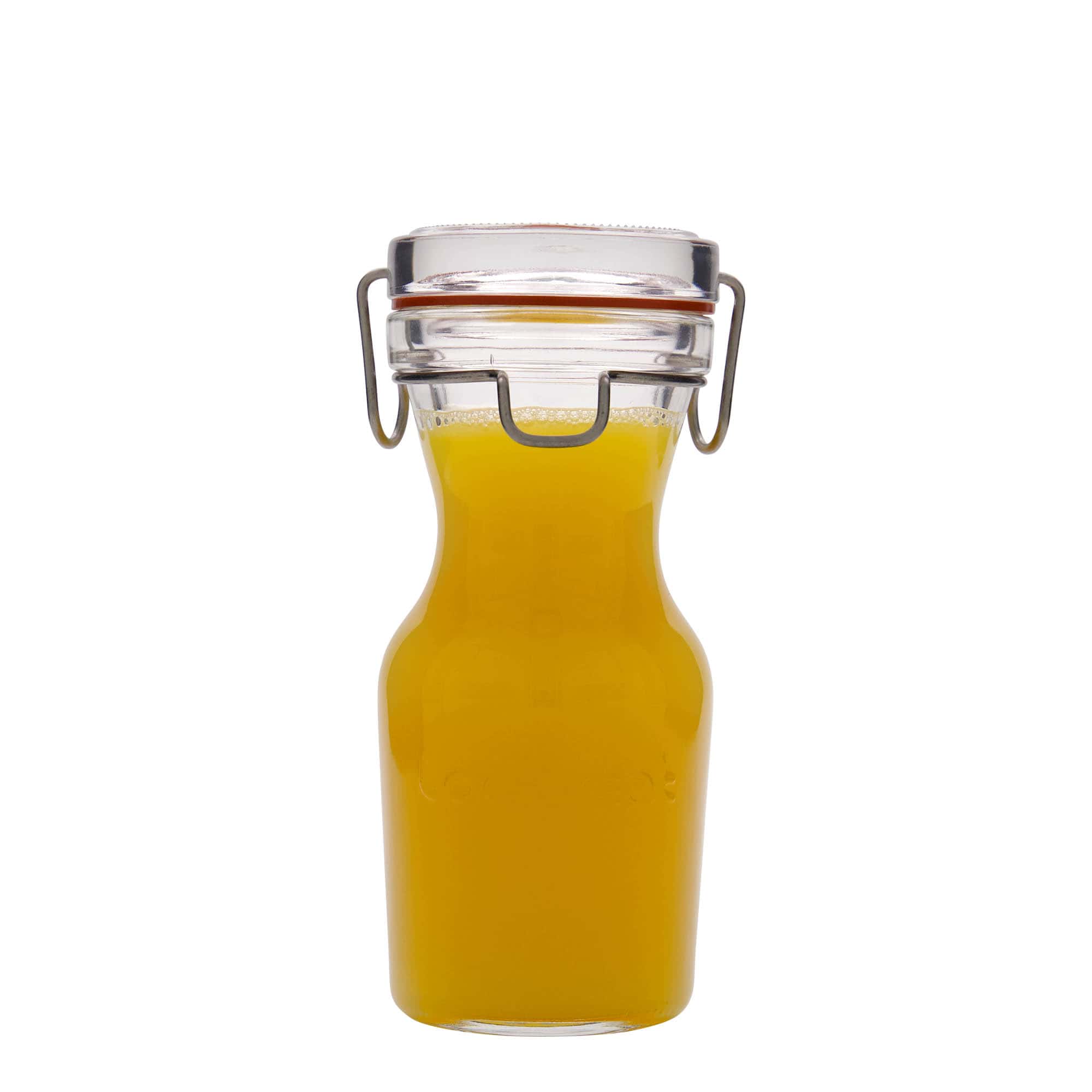 250 ml glazen karaf 'Lock-Eat', mondstuk: draadsluiting