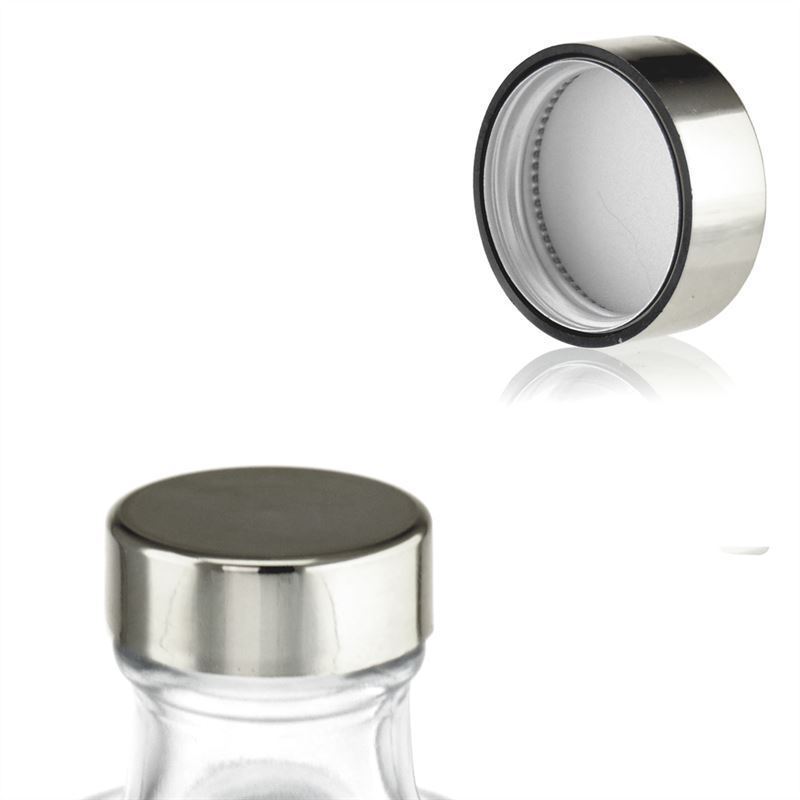 Schroefdop, ABS-kunststof, zilver, voor mondstuk: GPI 33/400 Schroefdop, ABS-kunststof, zilver, voor mondstuk: GPI 33/400