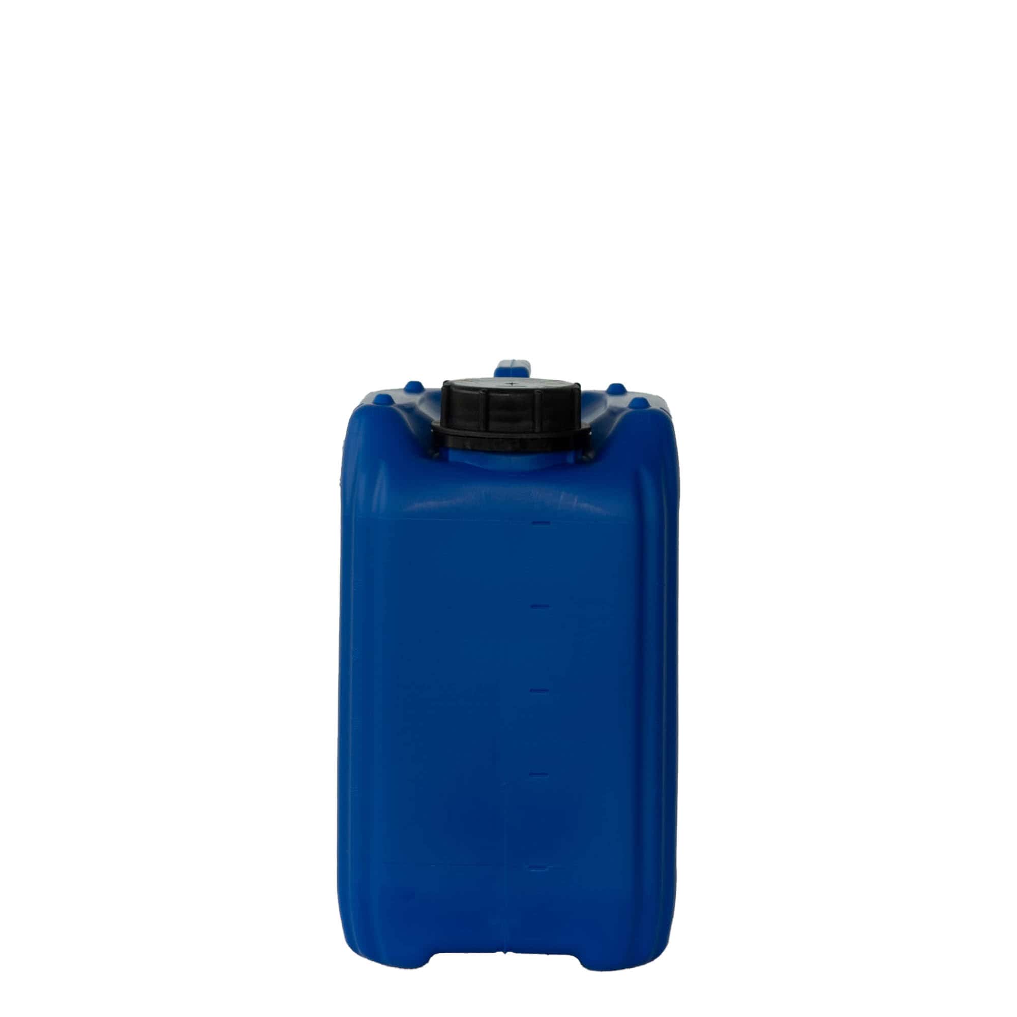 5 l kanister, rechthoekig, HDPE-kunststof, blauw, opening: ND 55