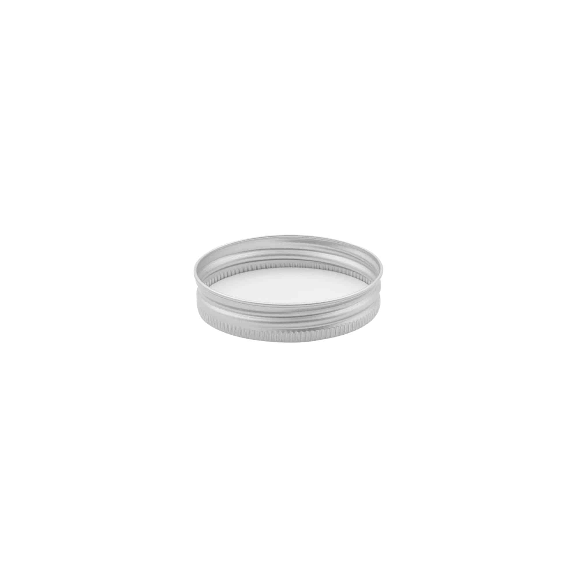 Schroefdop, metaal, zilver, voor mondstuk: 48/400