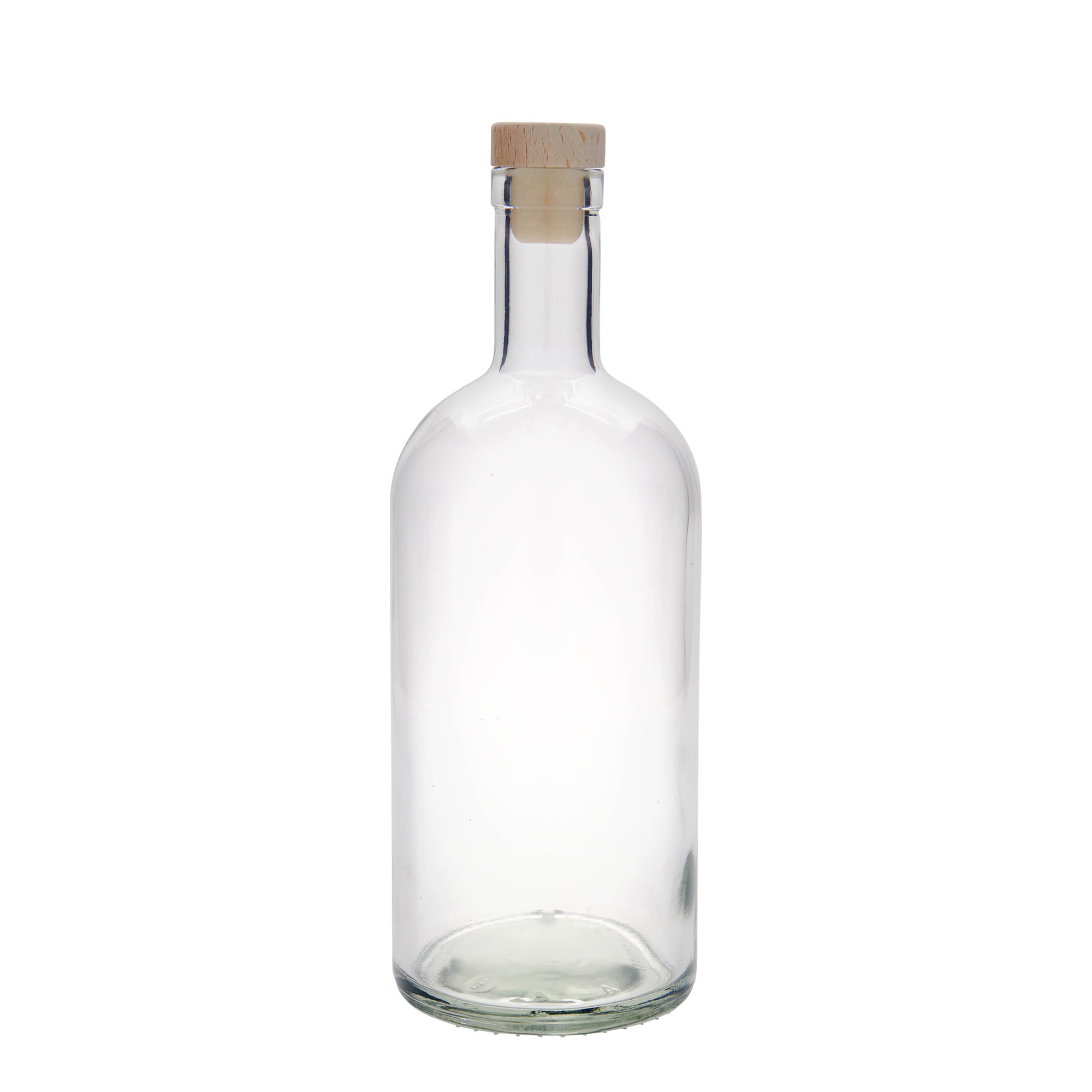 1000 ml glazen fles 'Gerardino', hals: kurk 1000 ml glazen fles 'Gerardino', hals: kurk
