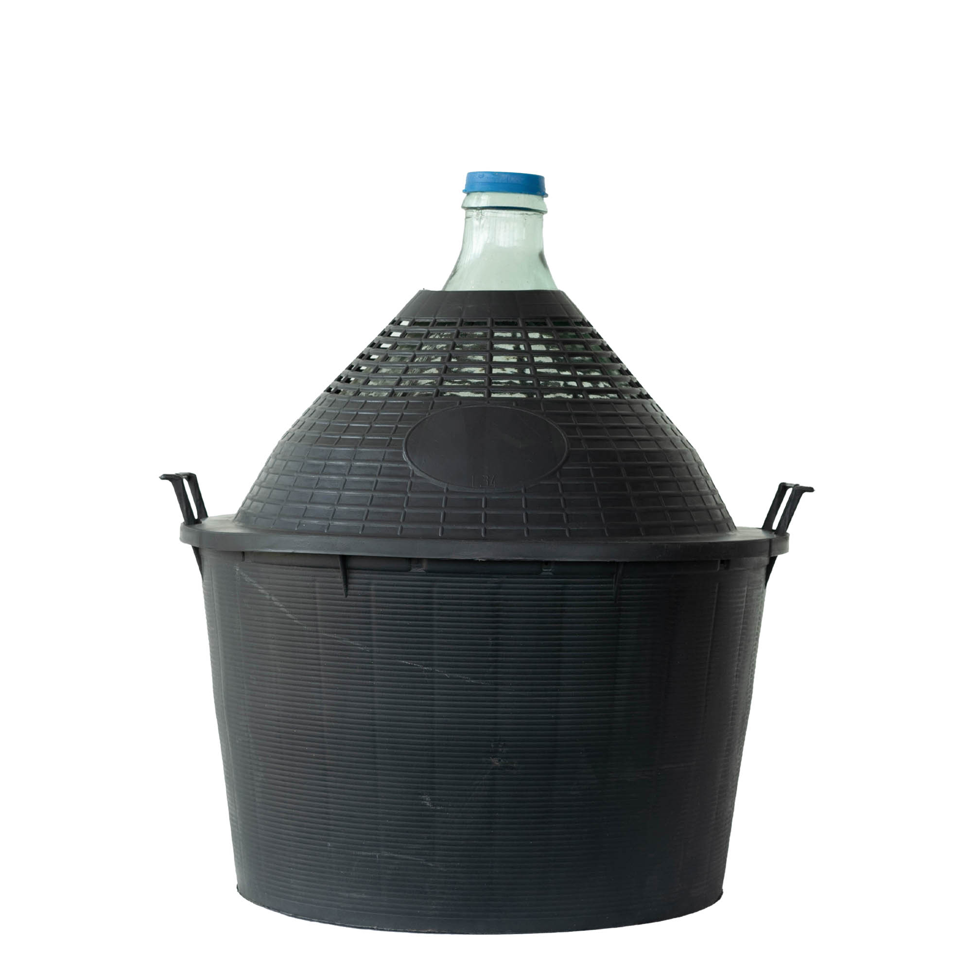 34 l ballonfles met smalle hals, glas, opening: opzetdeksel 34 l ballonfles met smalle hals, glas, opening: opzetdeksel