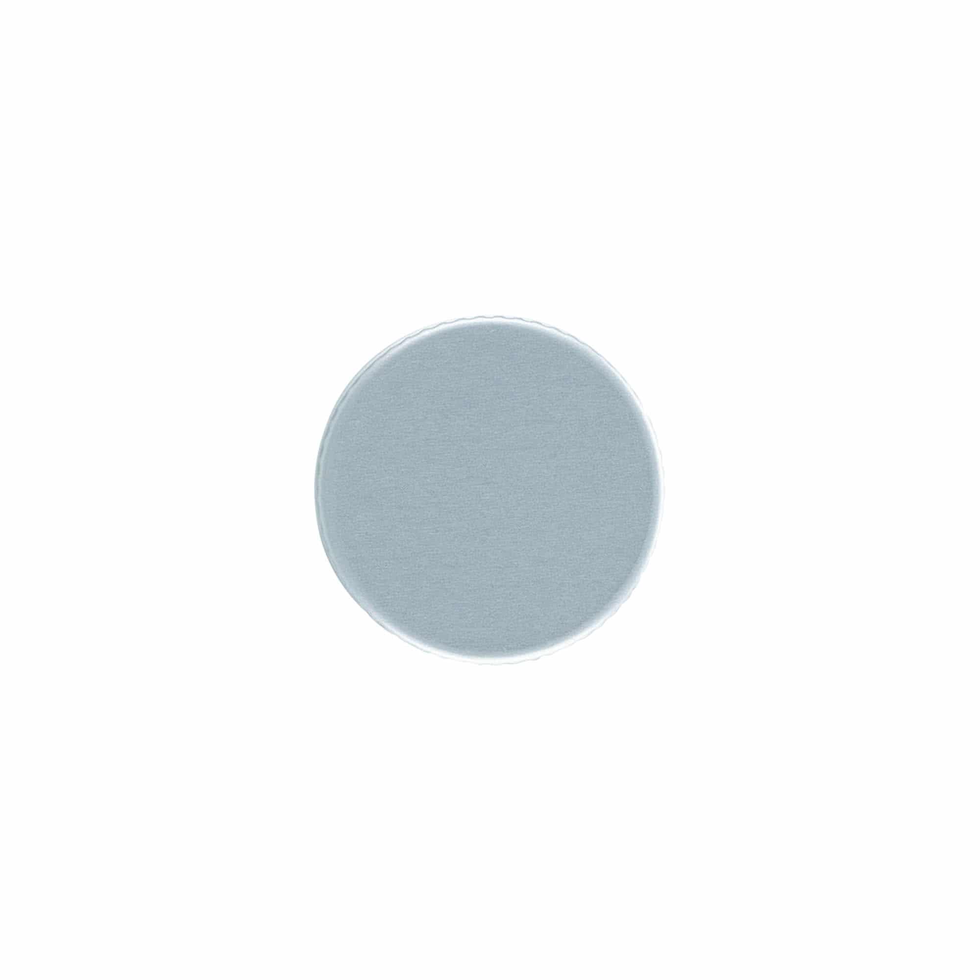 Schroefdop, metaal, zilver, voor mondstuk: PP 31,5