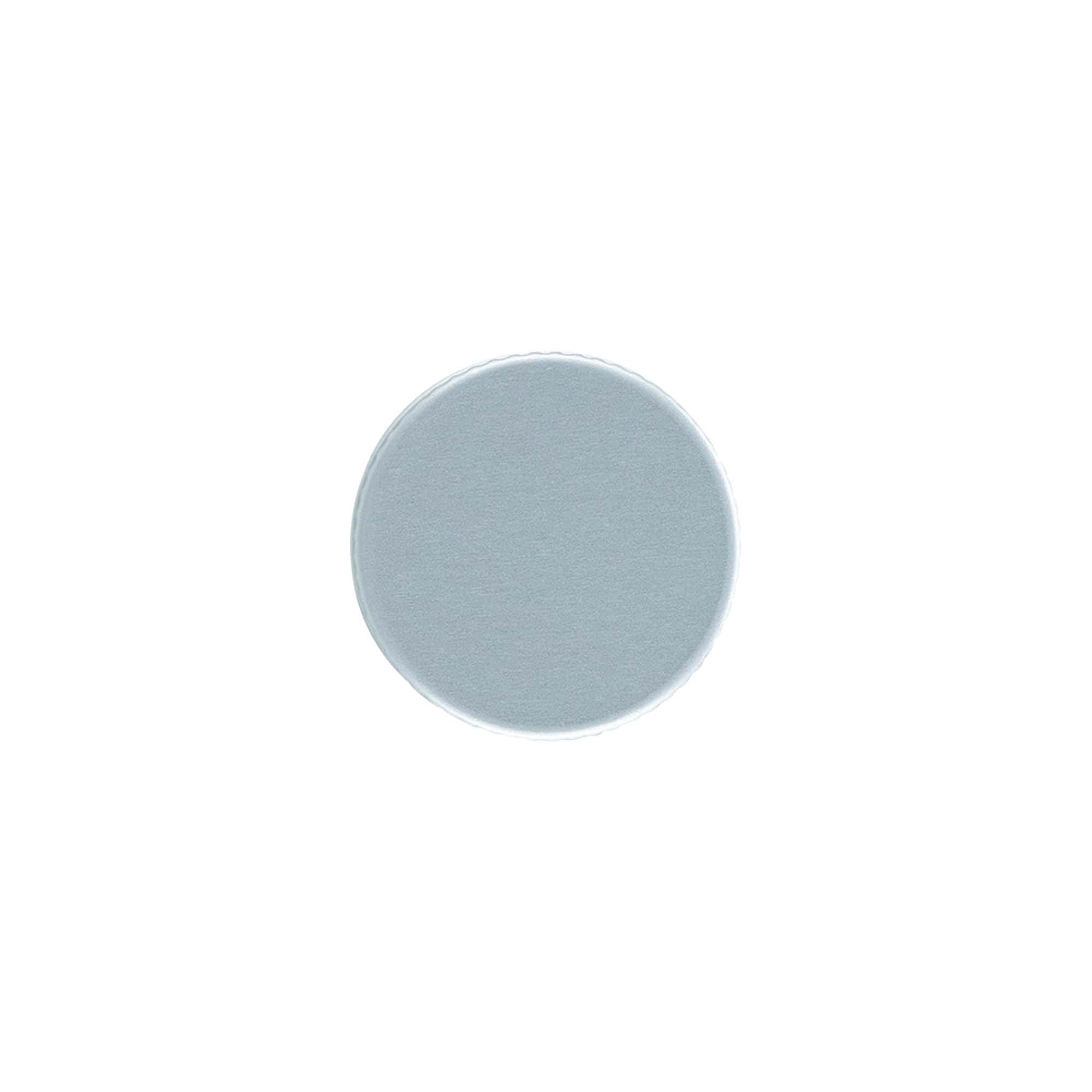 Schroefdop, metaal, zilver, voor mondstuk: PP 31,5