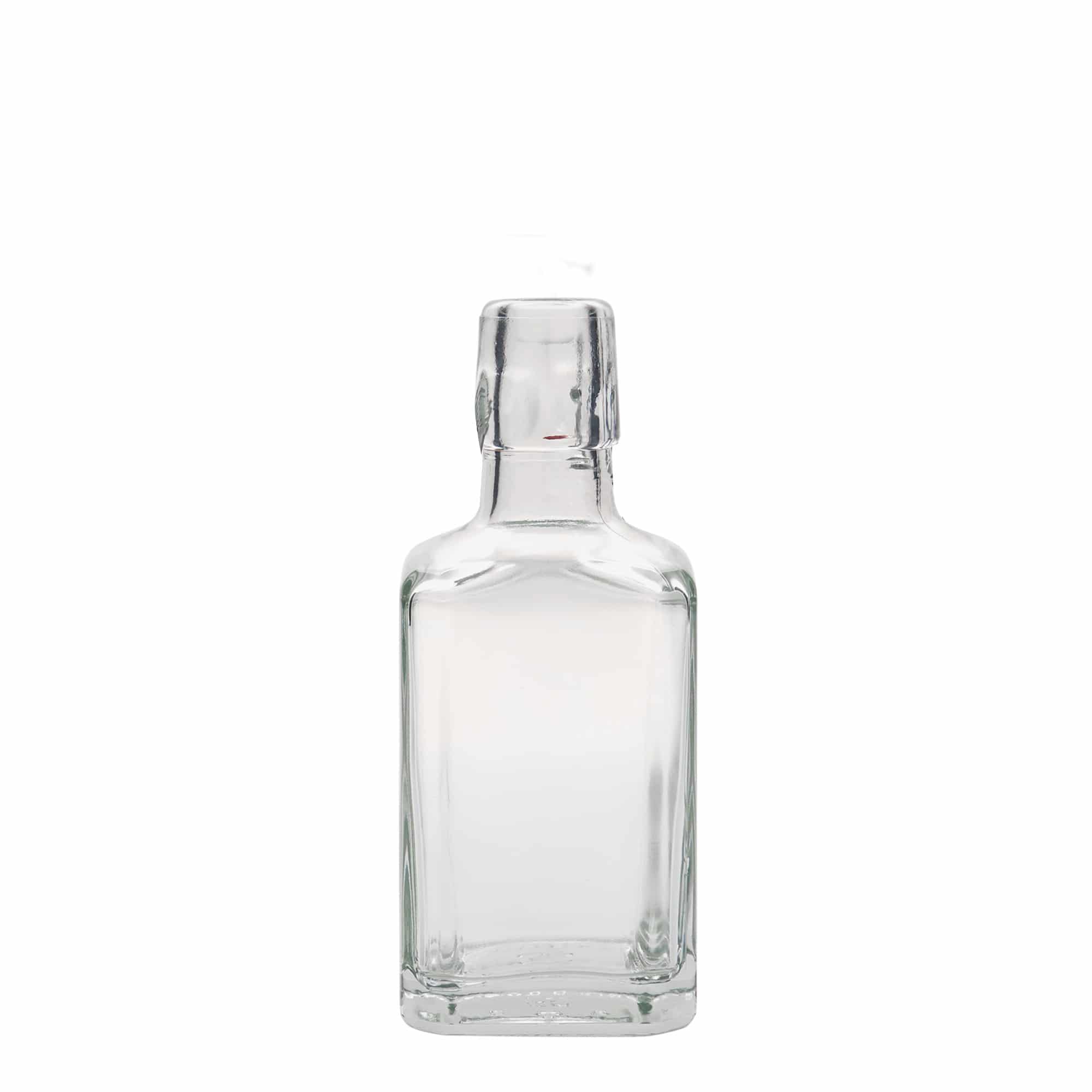 250 ml glazen fles 'Rialto', vierkant, opening: beugelsluiting 250 ml glazen fles 'Rialto', vierkant, opening: beugelsluiting