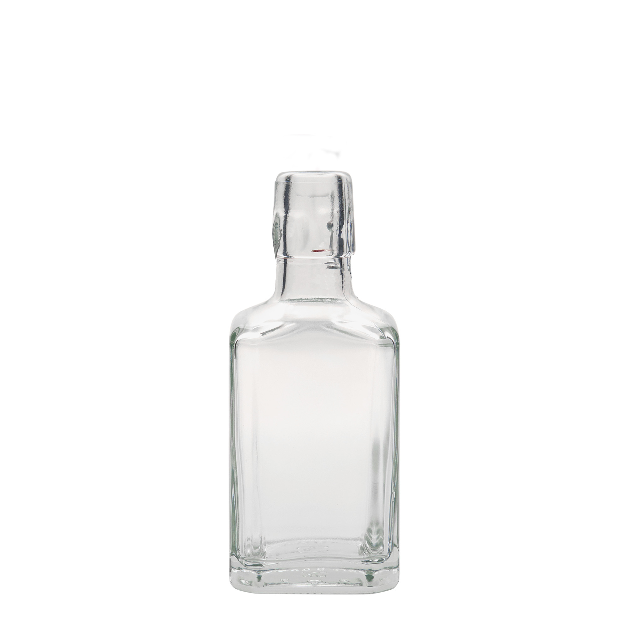 250 ml glazen fles 'Rialto', vierkant, opening: beugelsluiting 250 ml glazen fles 'Rialto', vierkant, opening: beugelsluiting