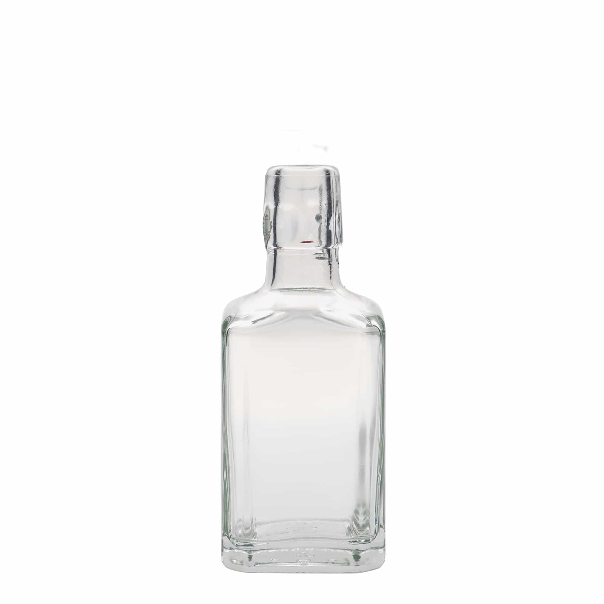 250 ml glazen fles 'Rialto', vierkant, opening: beugelsluiting 250 ml glazen fles 'Rialto', vierkant, opening: beugelsluiting
