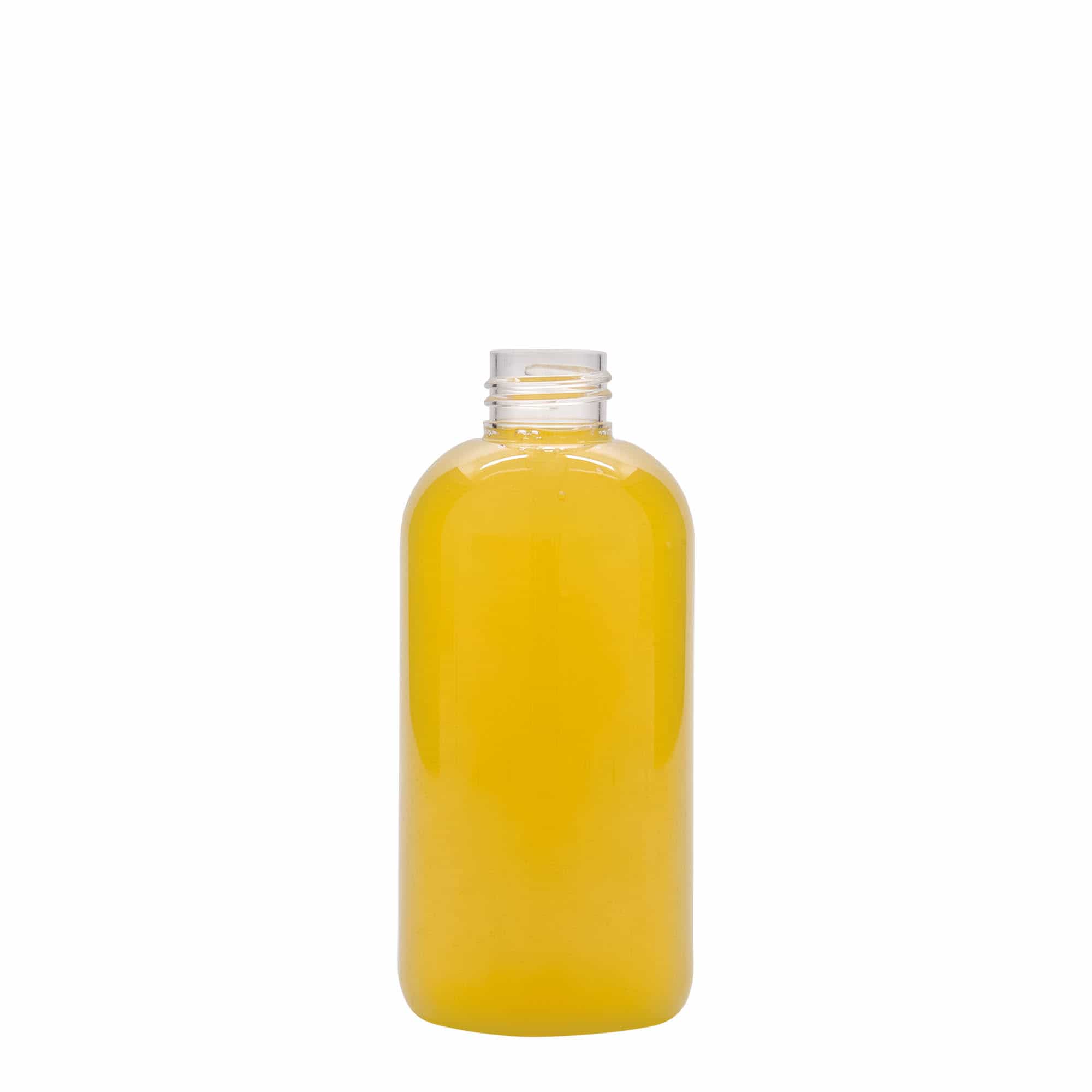 Petfles 'Boston', 200 ml, kunststof, monding: GPI 24/410