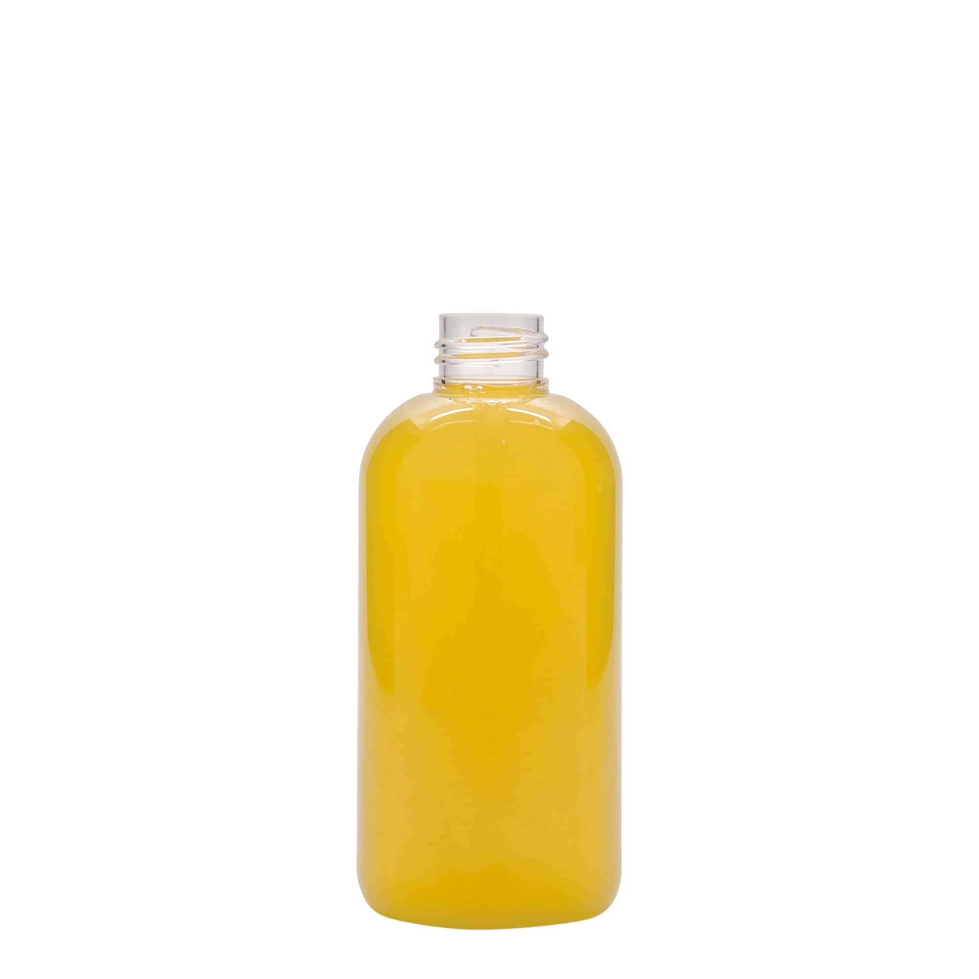 200 ml PET-fles 'Boston', kunststof, hals: 24/410 200 ml PET-fles 'Boston', kunststof, hals: 24/410