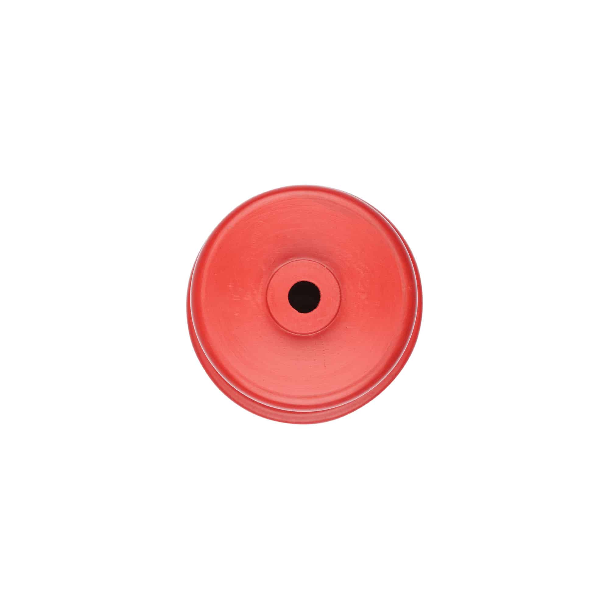Gistkap type 4a, rubber, rood