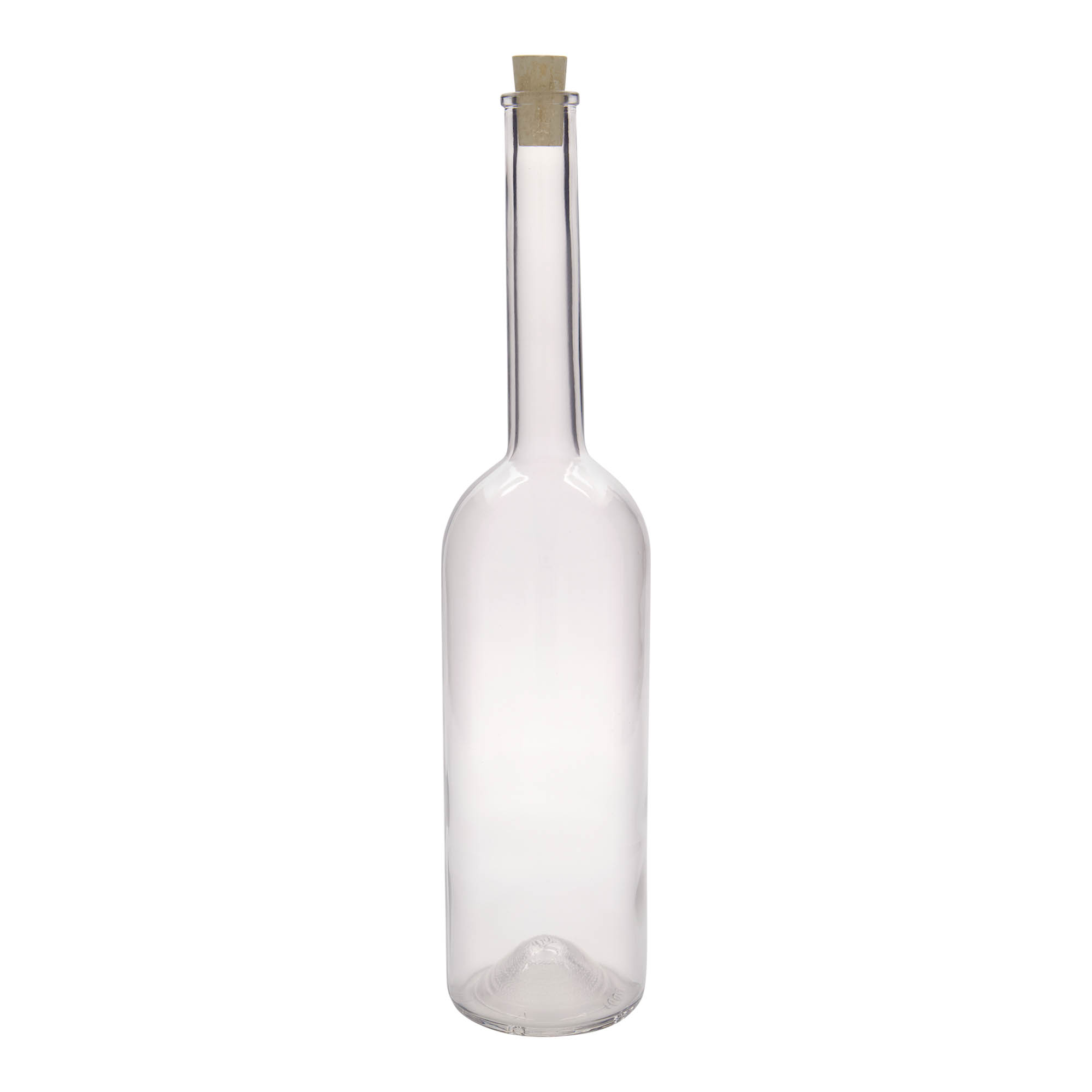 1.000 ml glazen fles 'Opera', hals: kurk 1.000 ml glazen fles 'Opera', hals: kurk