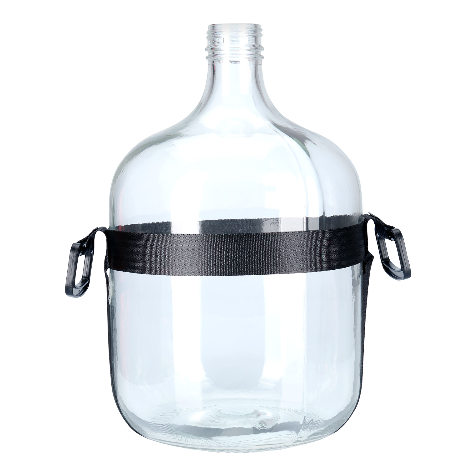 25 l ballonglasfles High End, glas, opening: schroefsluiting