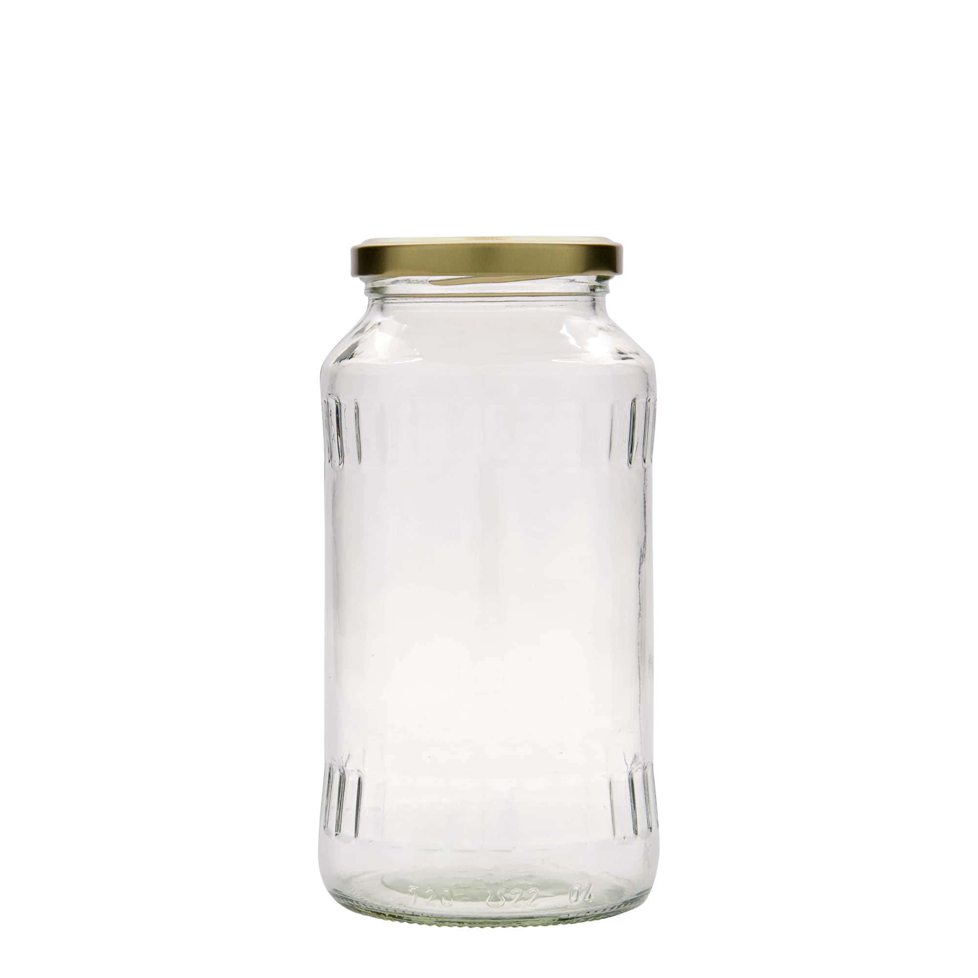 Gefacetteerde pot, 720 ml, monding: twist-off (TO 66)