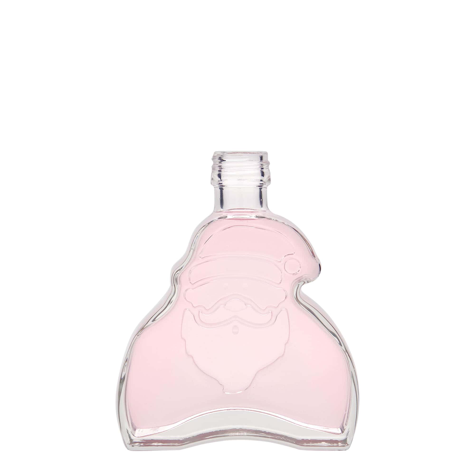 200 ml glazen fles 'Santa Claus', hals: PP 28 200 ml glazen fles 'Santa Claus', hals: PP 28