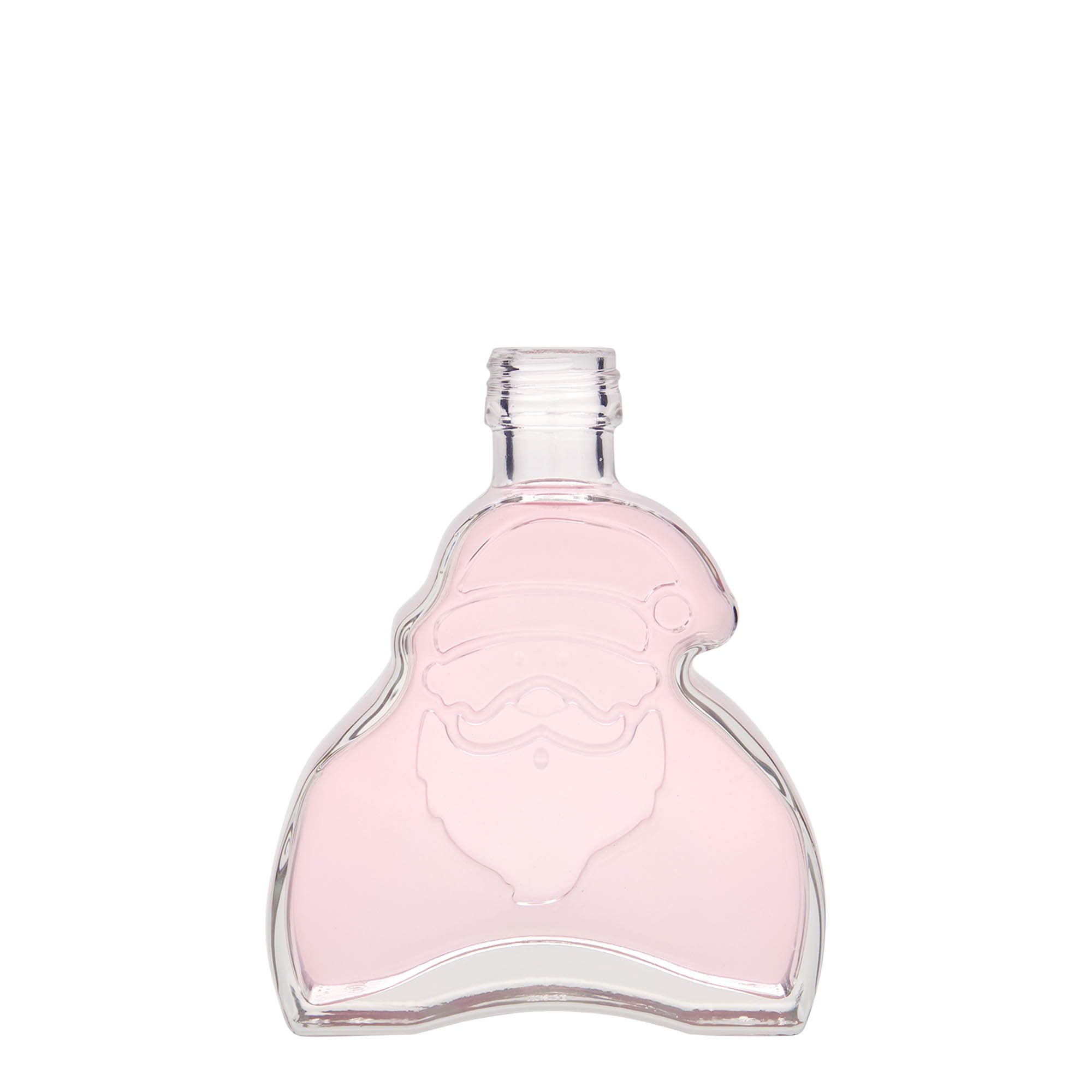 200 ml glazen fles 'Santa Claus', hals: PP 28 200 ml glazen fles 'Santa Claus', hals: PP 28