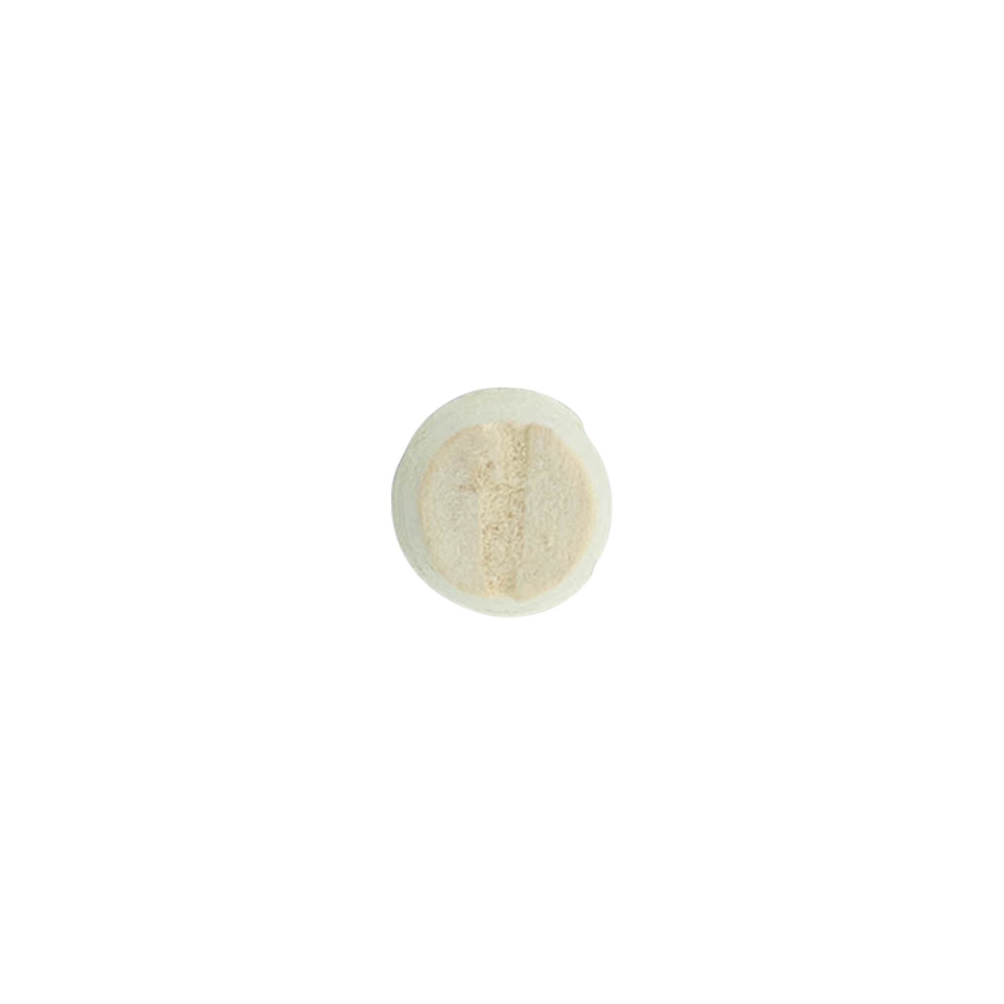 Conische kurk 9-12 x 22, perskurk, beige, voor monding: kurk