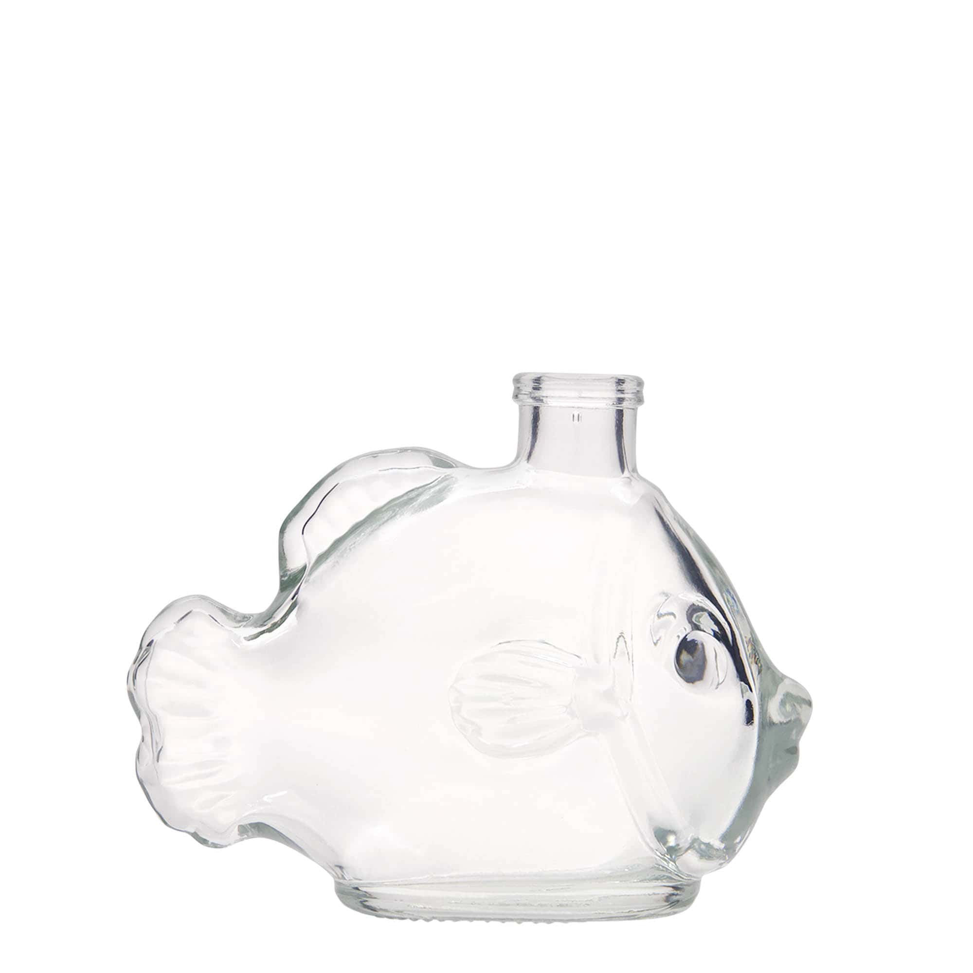 200 ml glazen fles 'Vis', opening: kurk