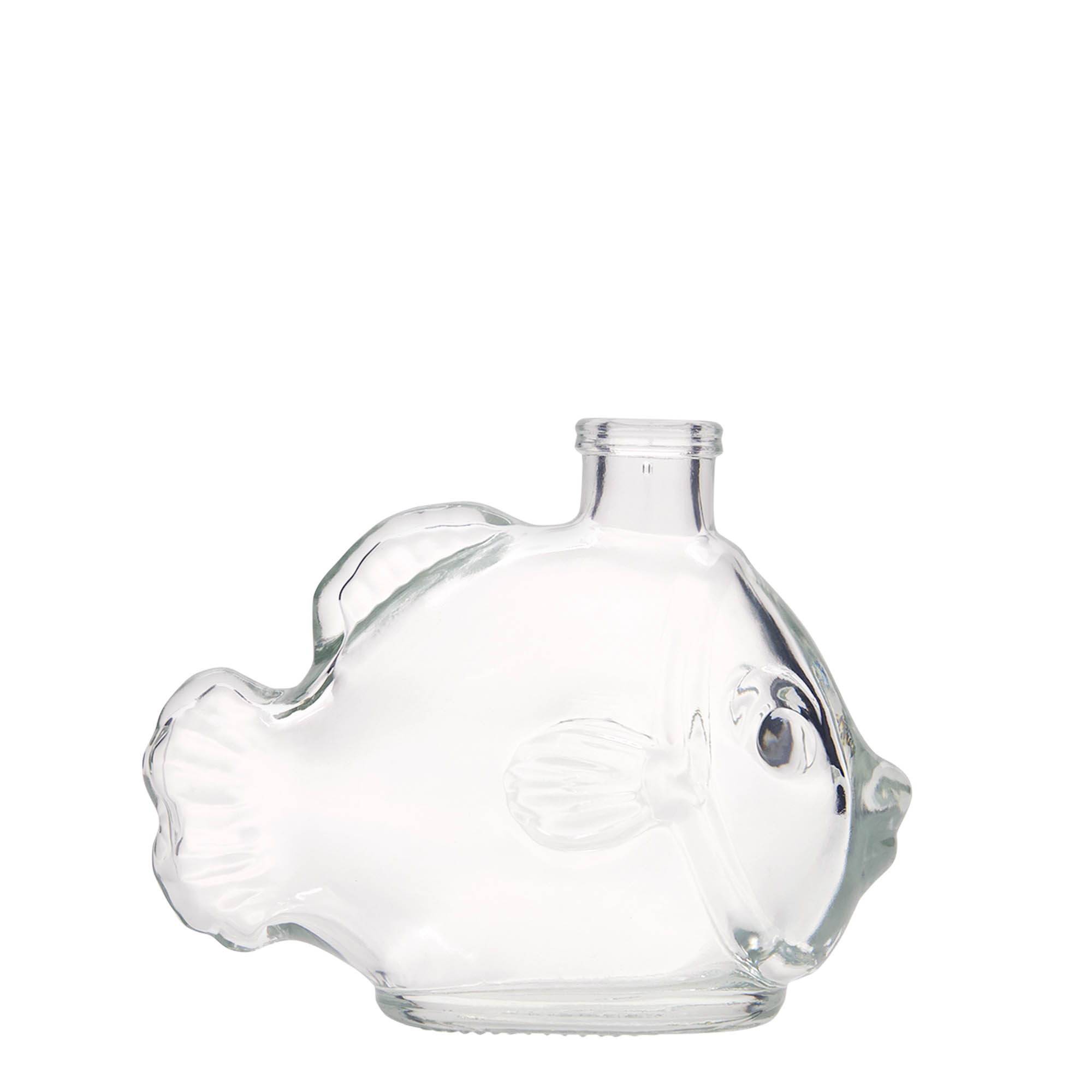 200 ml glazen fles 'Vis', opening: kurk 200 ml glazen fles 'Vis', opening: kurk