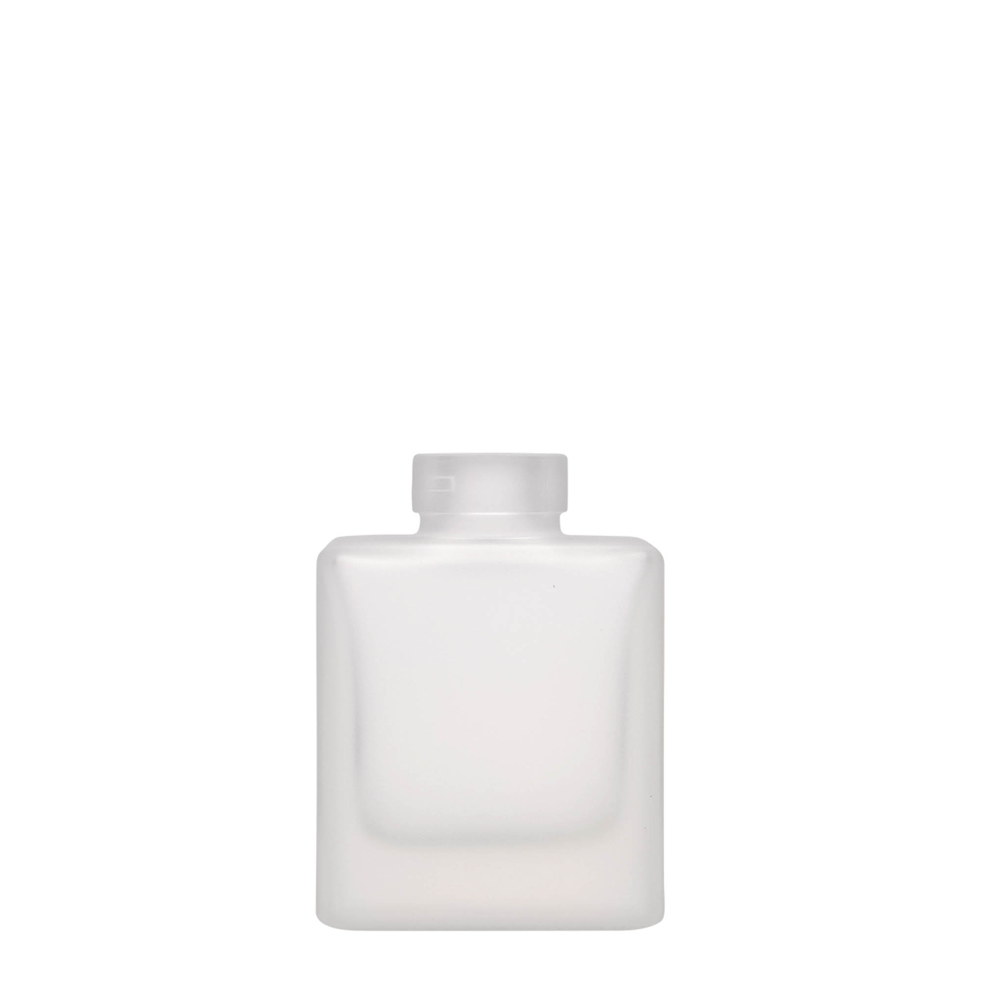 100 ml glazen fles 'Cube', vierkant, geëtst, opening: kurk 100 ml glazen fles 'Cube', vierkant, geëtst, opening: kurk