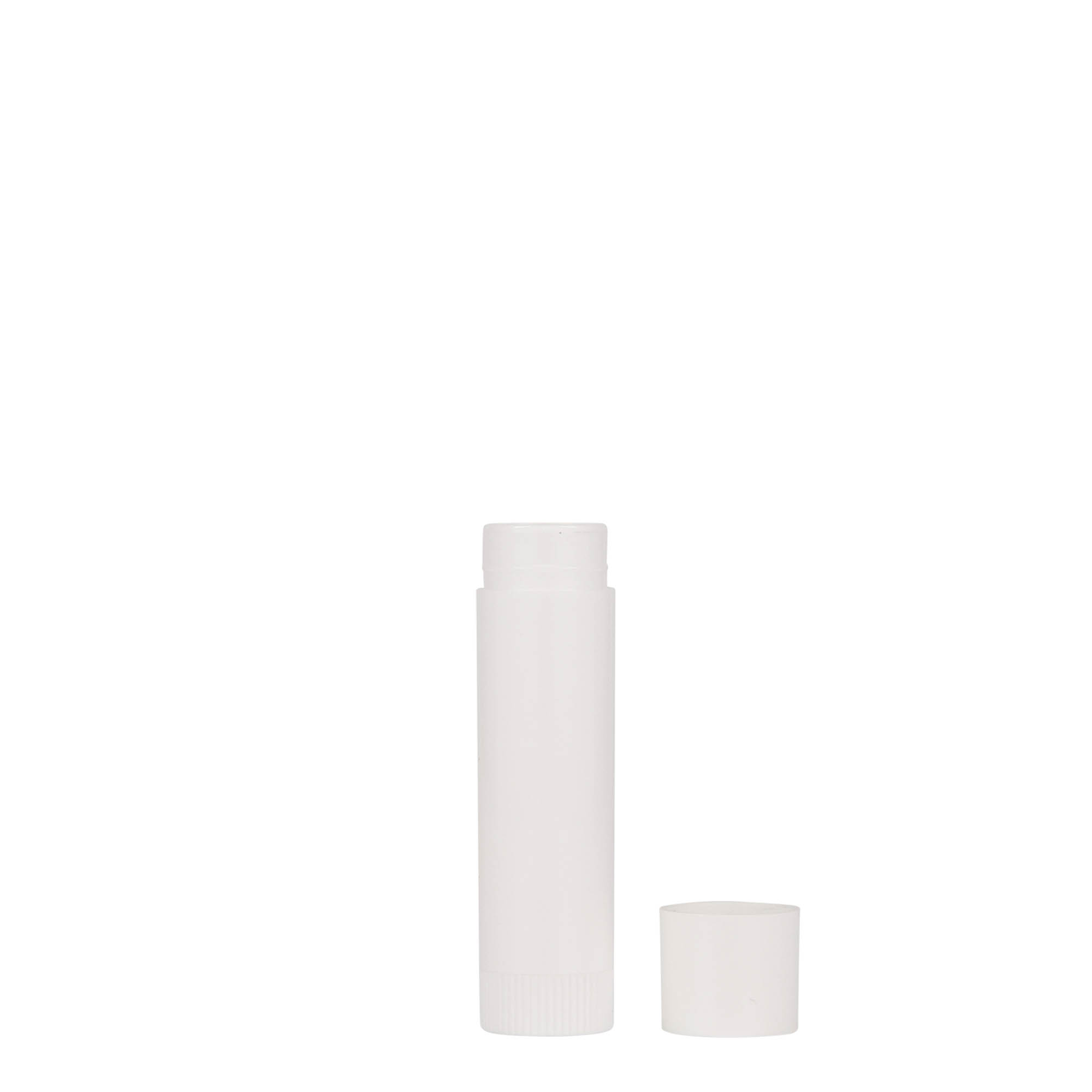 6 ml lippenstifthuls, PP-kunststof, wit