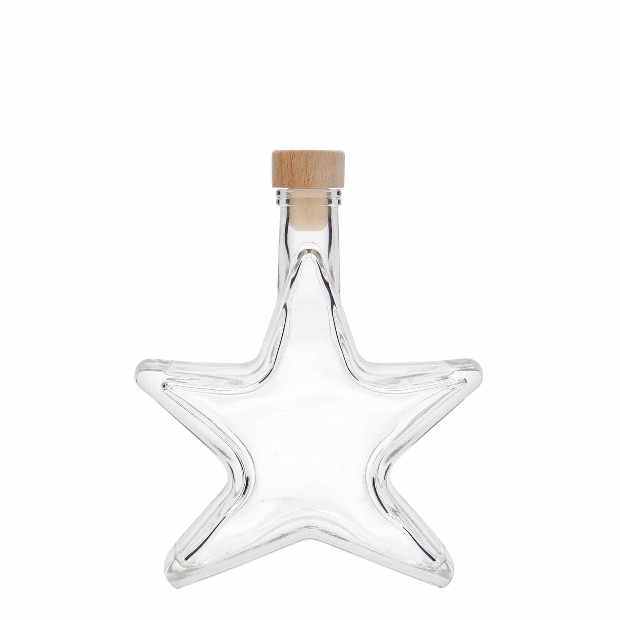 200 ml glazen fles 'Stern', monding: kurk