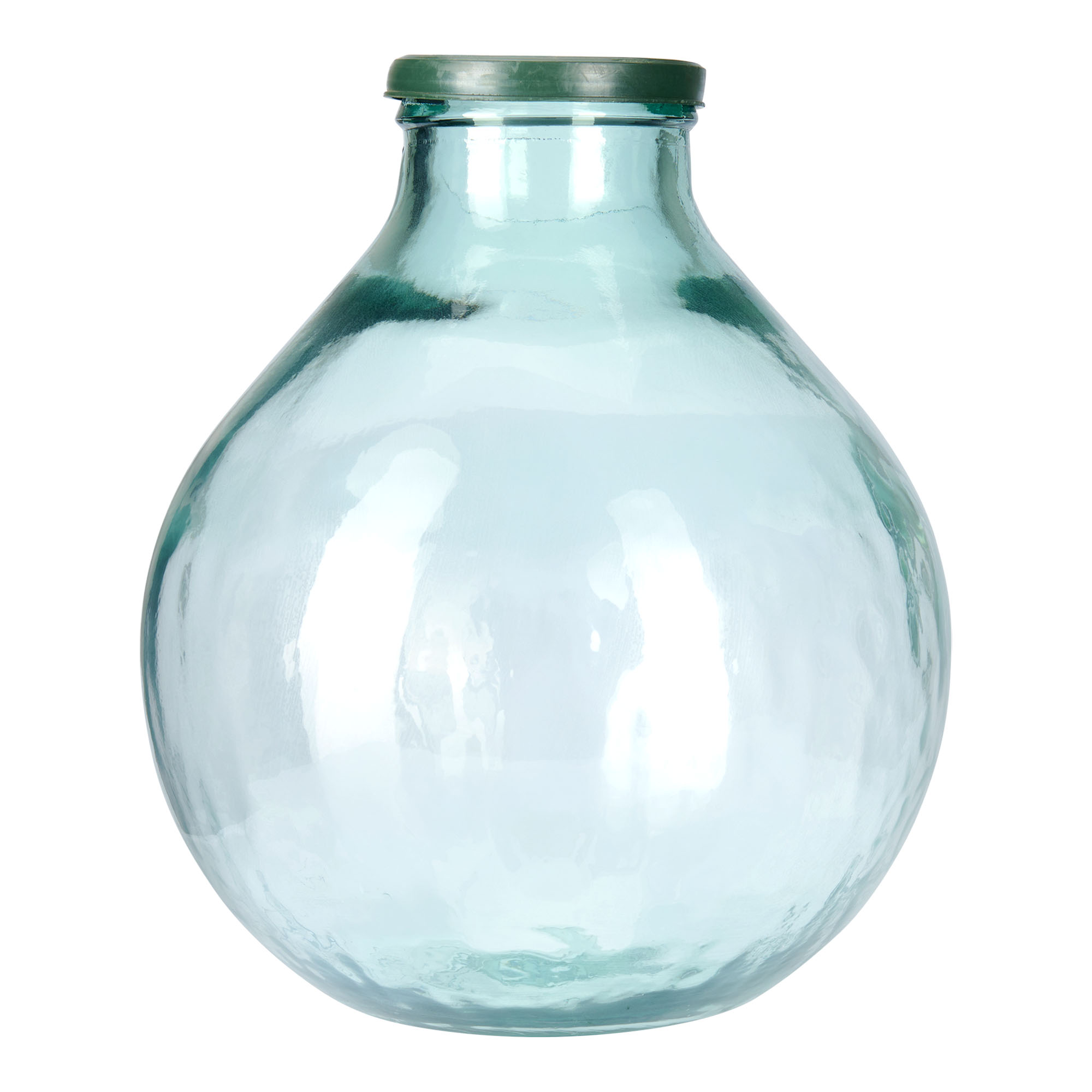 25 l ballonfles met brede hals, glas, opening: opzetdeksel
