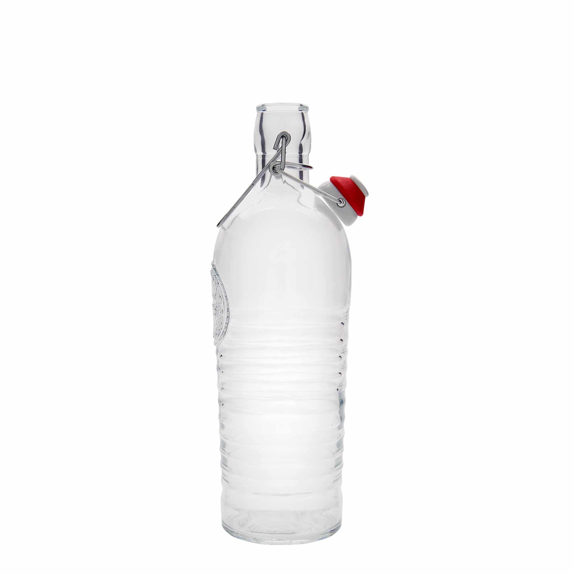 1.200 ml glazen fles 'Officina 1825', hals: beugelsluiting