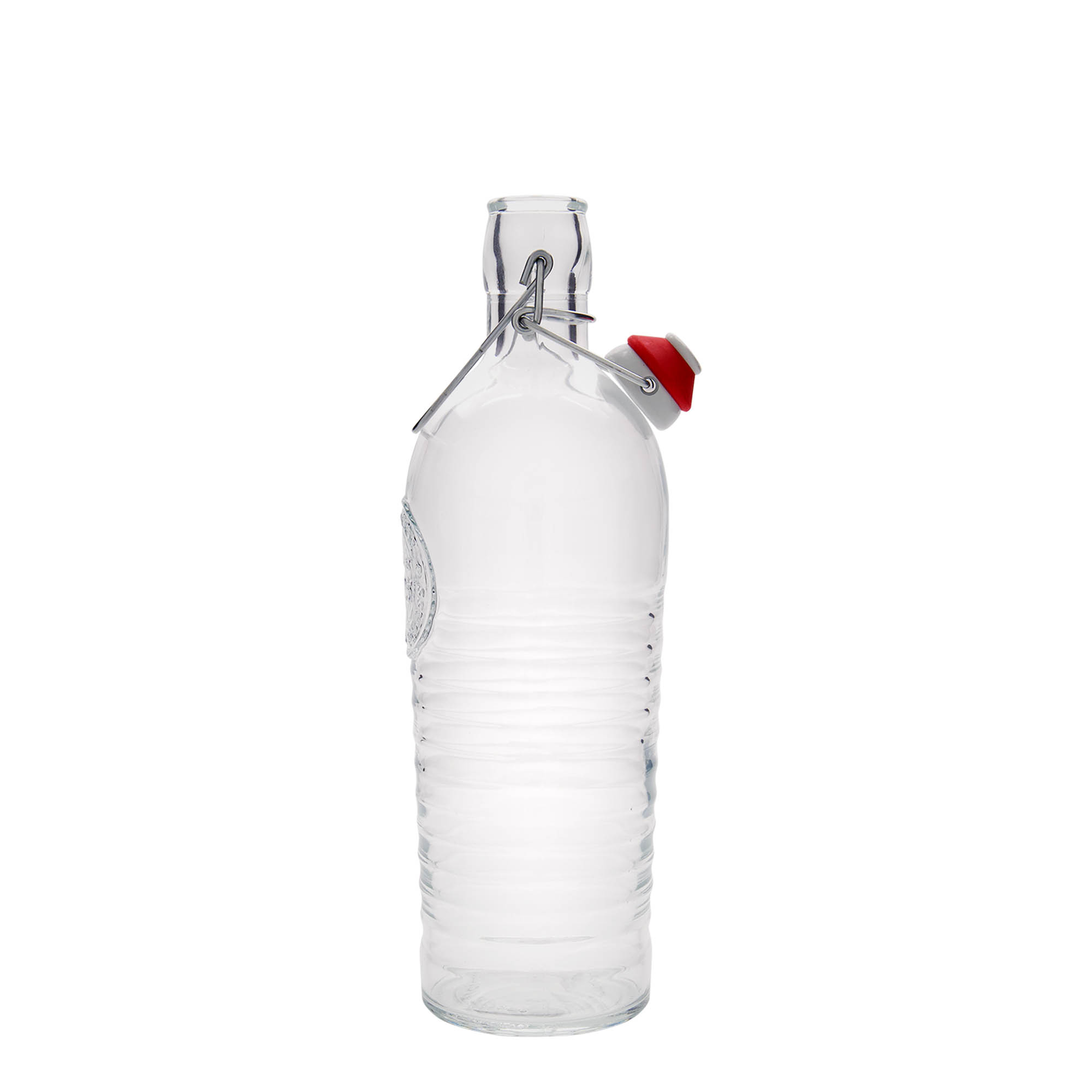 1.200 ml glazen fles 'Officina 1825', hals: beugelsluiting