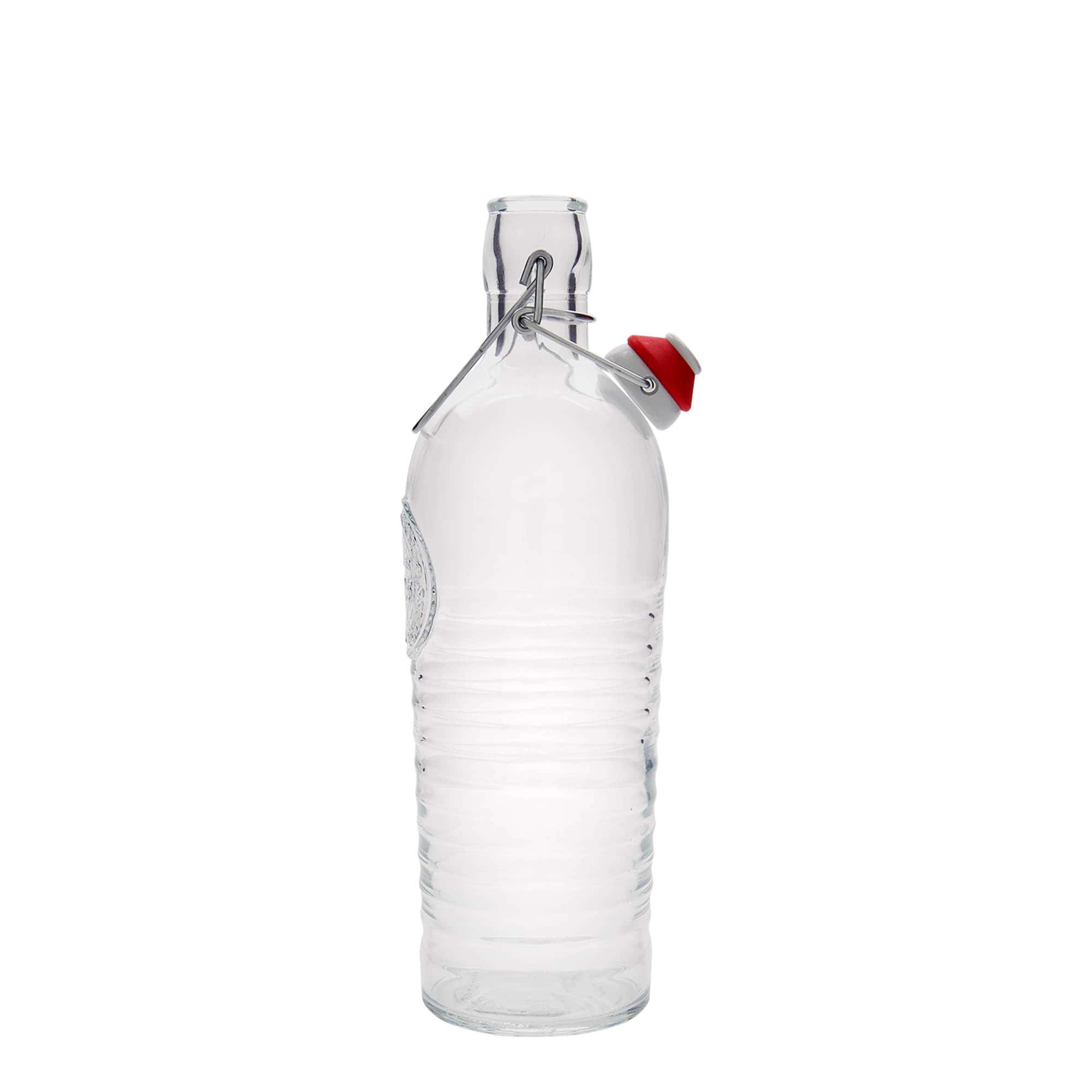 1.200 ml glazen fles 'Officina 1825', hals: beugelsluiting