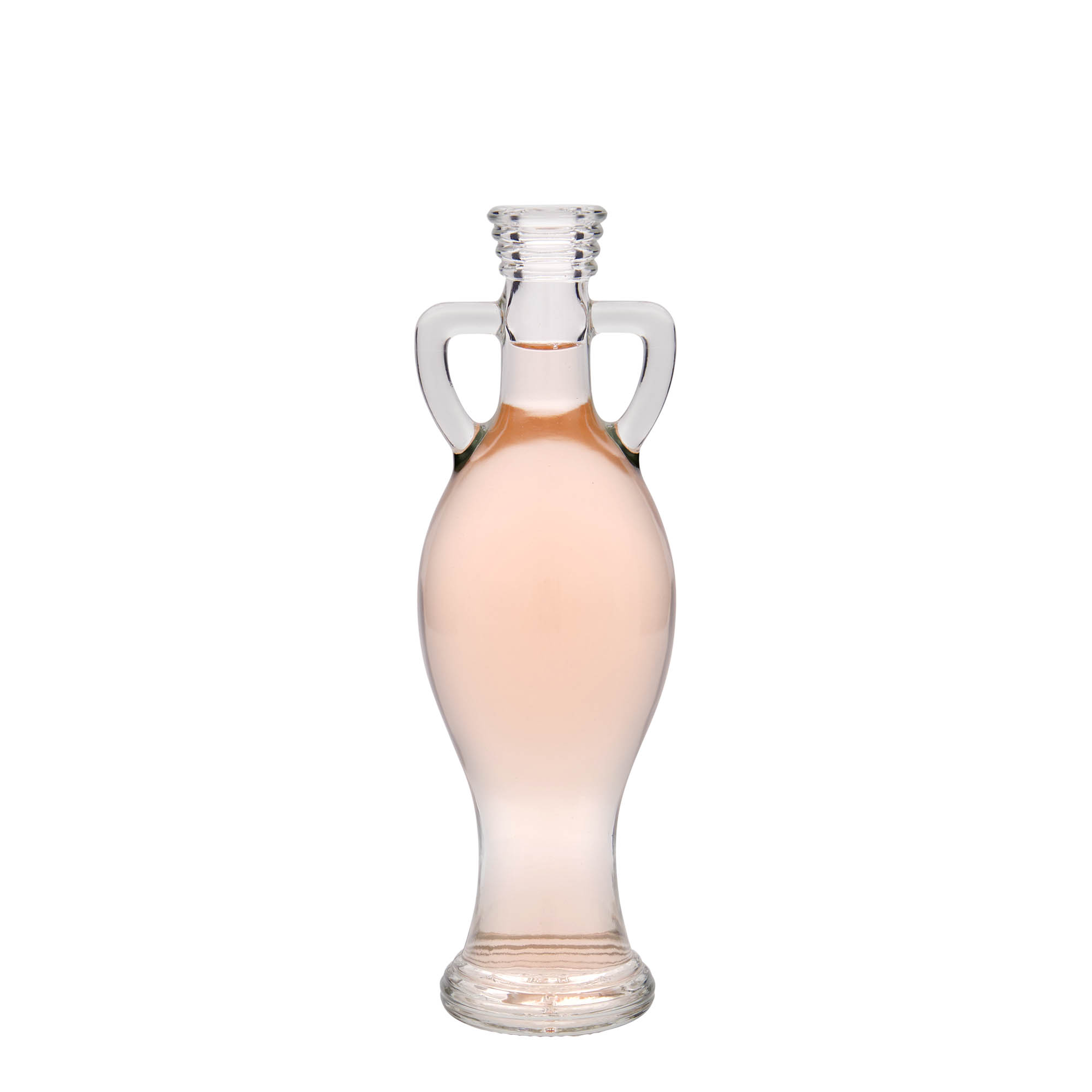 Glazen fles 'Amphore', 200 ml, monding: kurk