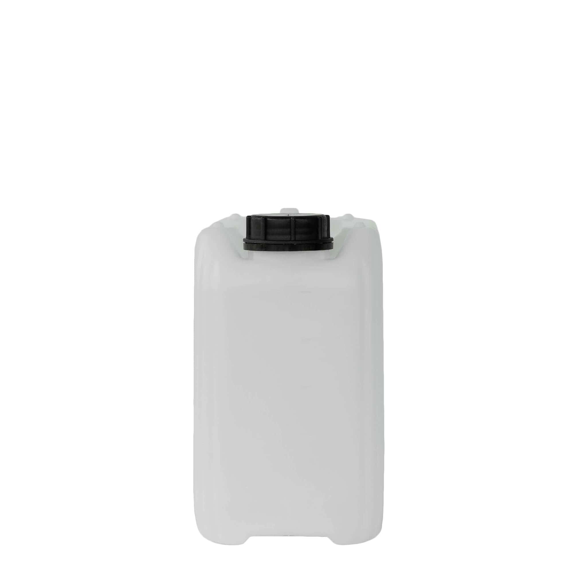 5 l kanister, rechthoekig, HDPE-kunststof, naturel, opening: ND 55