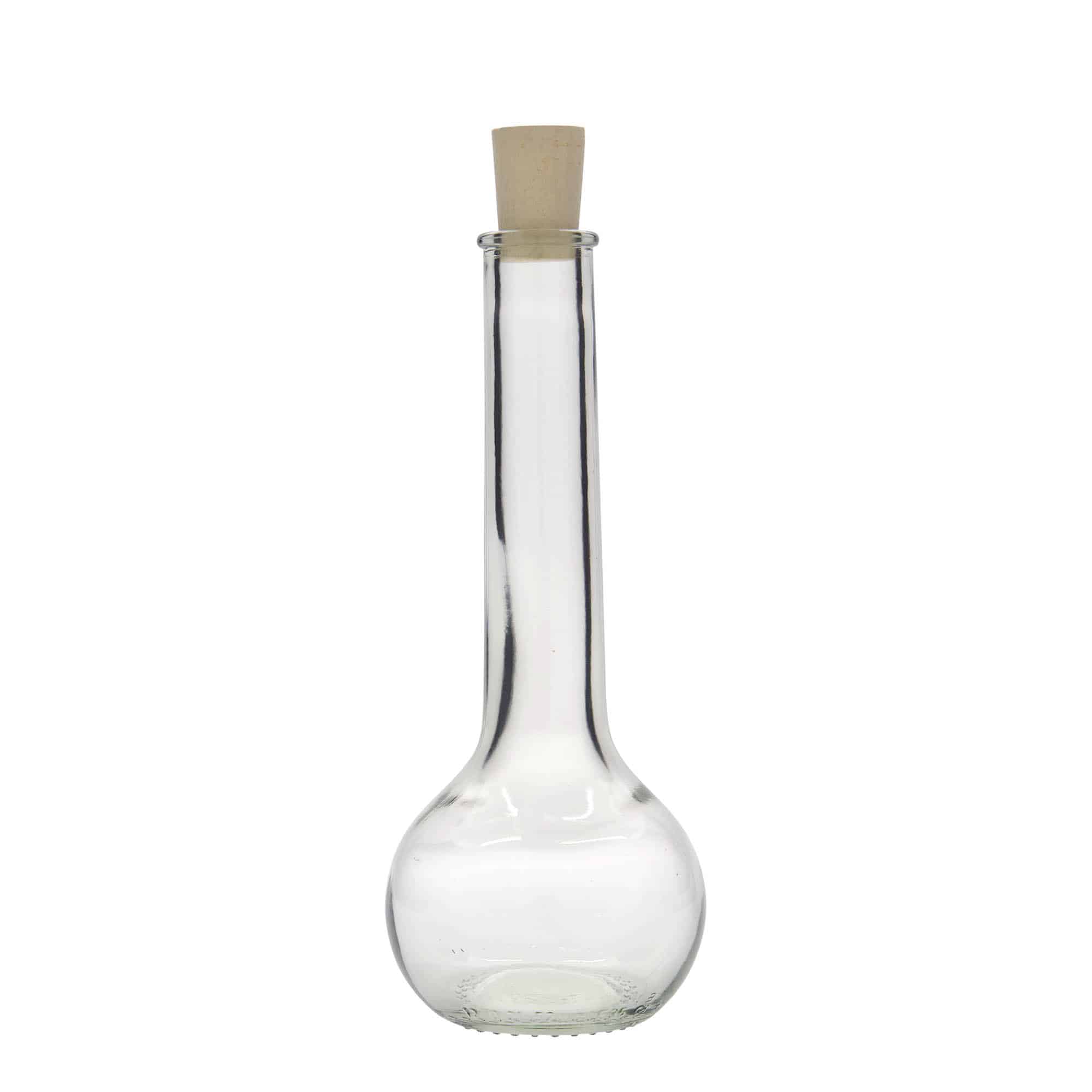 Glazen fles 'Tulipano', 200 ml, monding: kurk